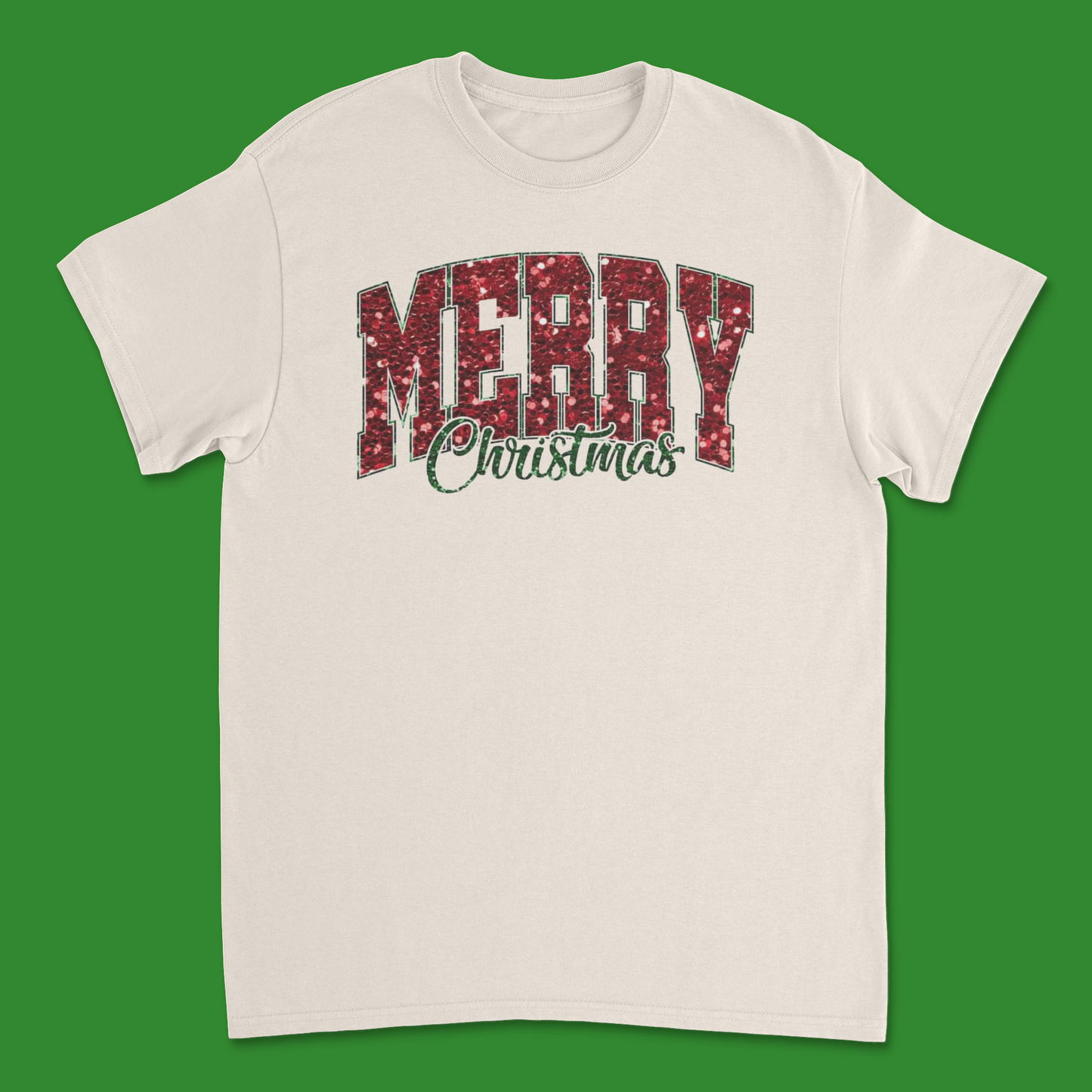 Merry Christmas T-Shirt - Classic Holiday Graphic Tee for Festive Cheer