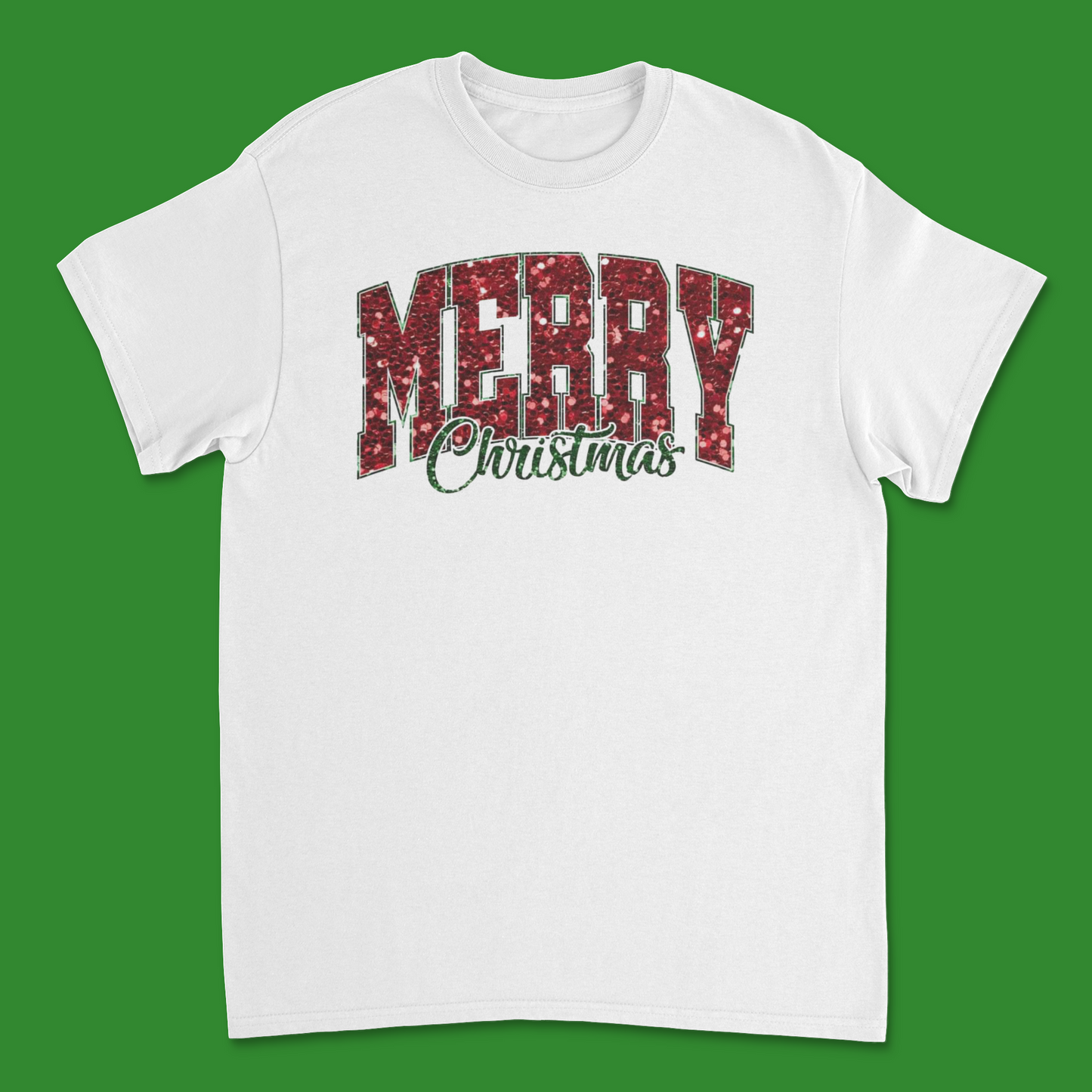 Merry Christmas T-Shirt - Classic Holiday Graphic Tee for Festive Cheer
