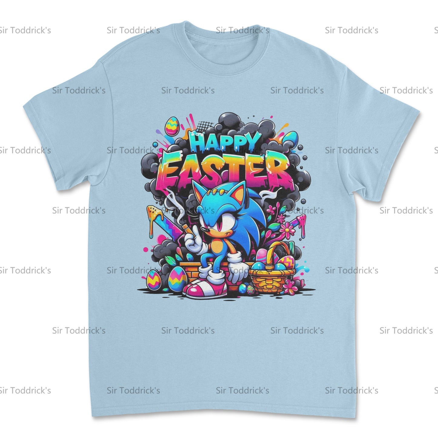 Happy Easter – Speedy & Colorful Sonic-Inspired Tee