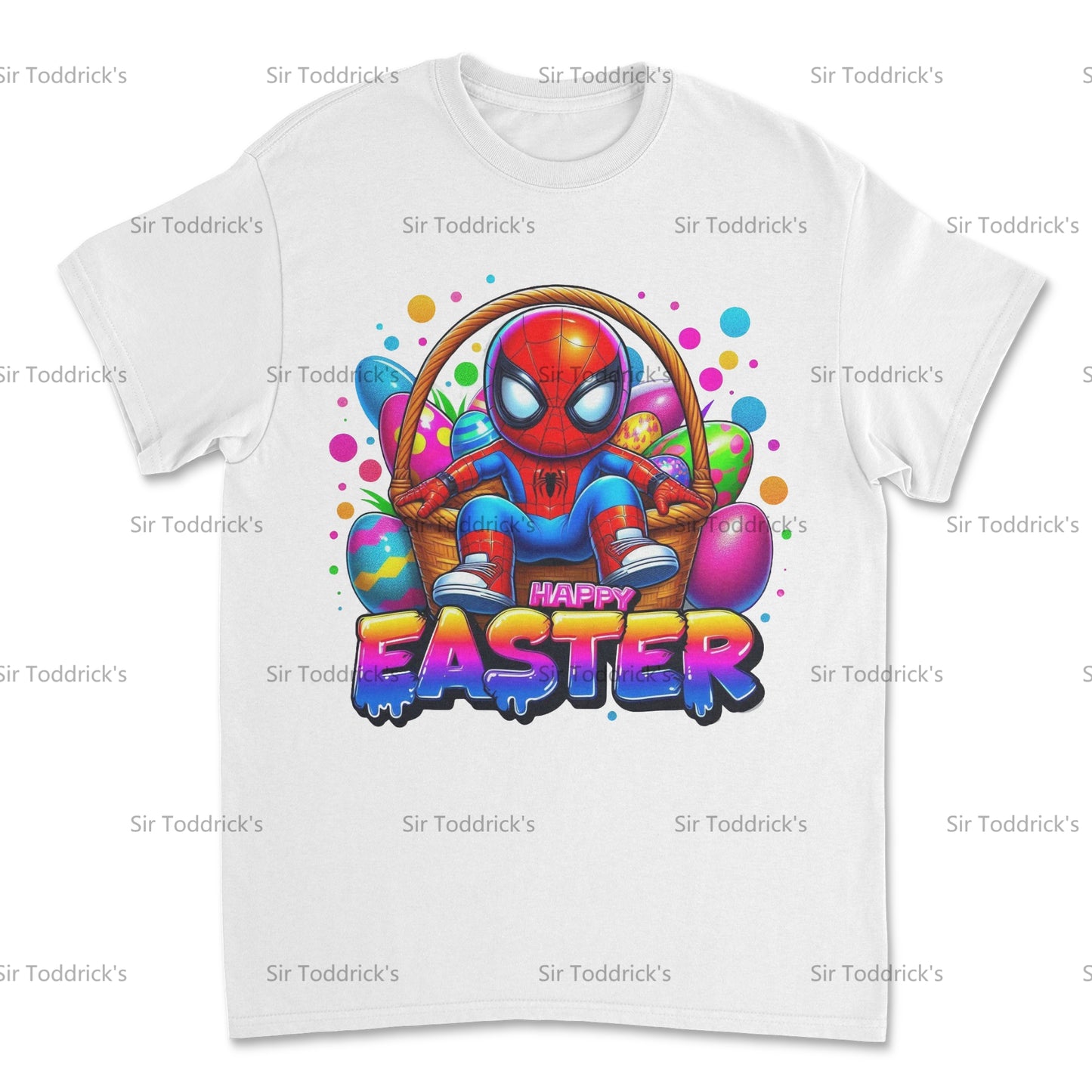 Happy Easter from Your Friendly Neighborhood Egg Hunter – Spidey-Inspired Tee