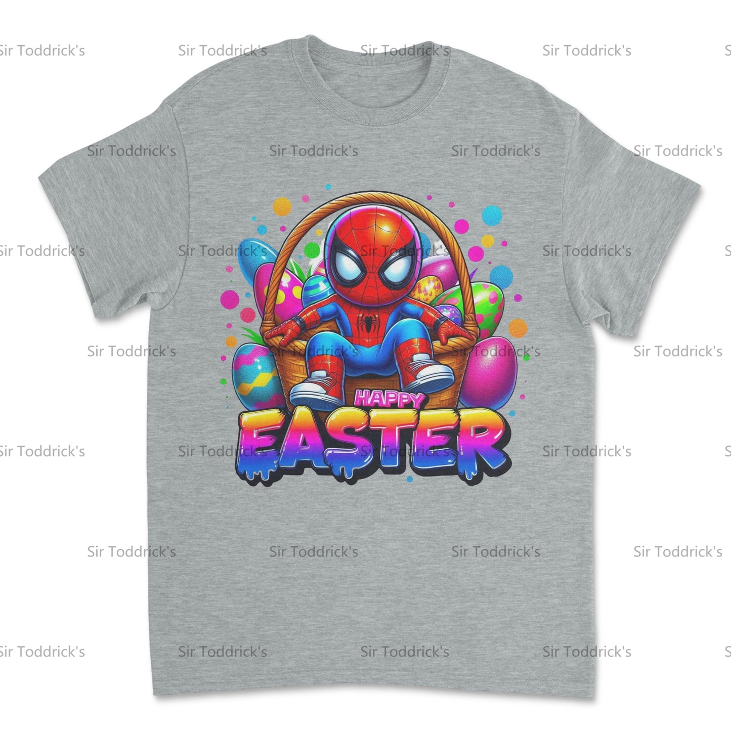 Happy Easter from Your Friendly Neighborhood Egg Hunter – Spidey-Inspired Tee