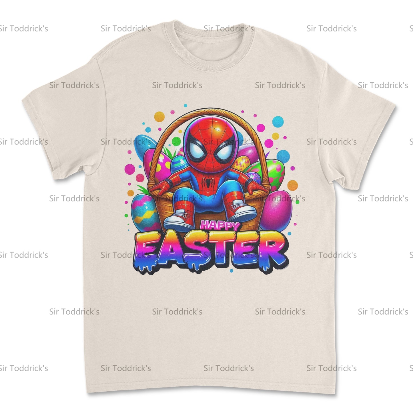 Happy Easter from Your Friendly Neighborhood Egg Hunter – Spidey-Inspired Tee