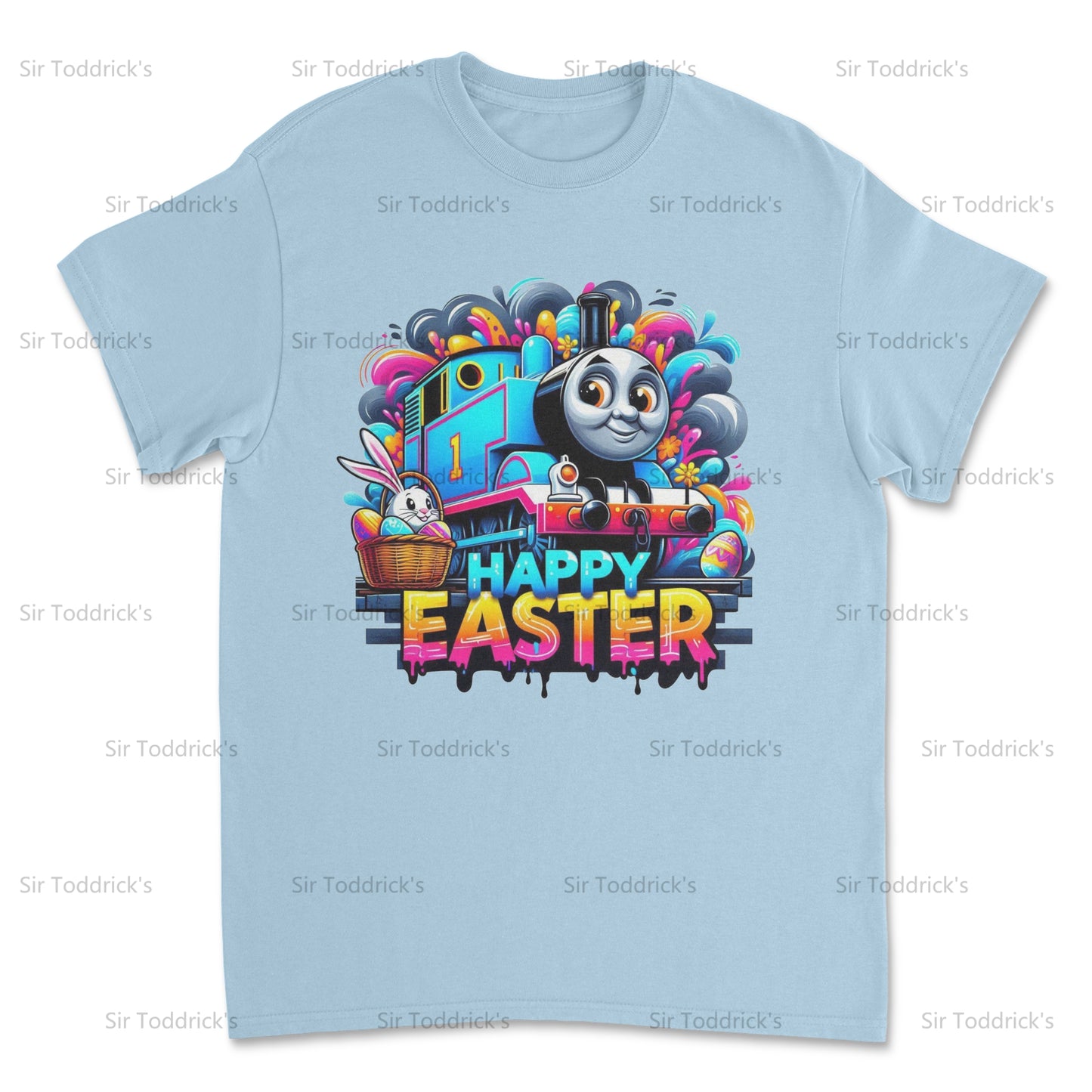 Choo-Choo! Happy Easter – Thomas the Train Inspired Shirt
