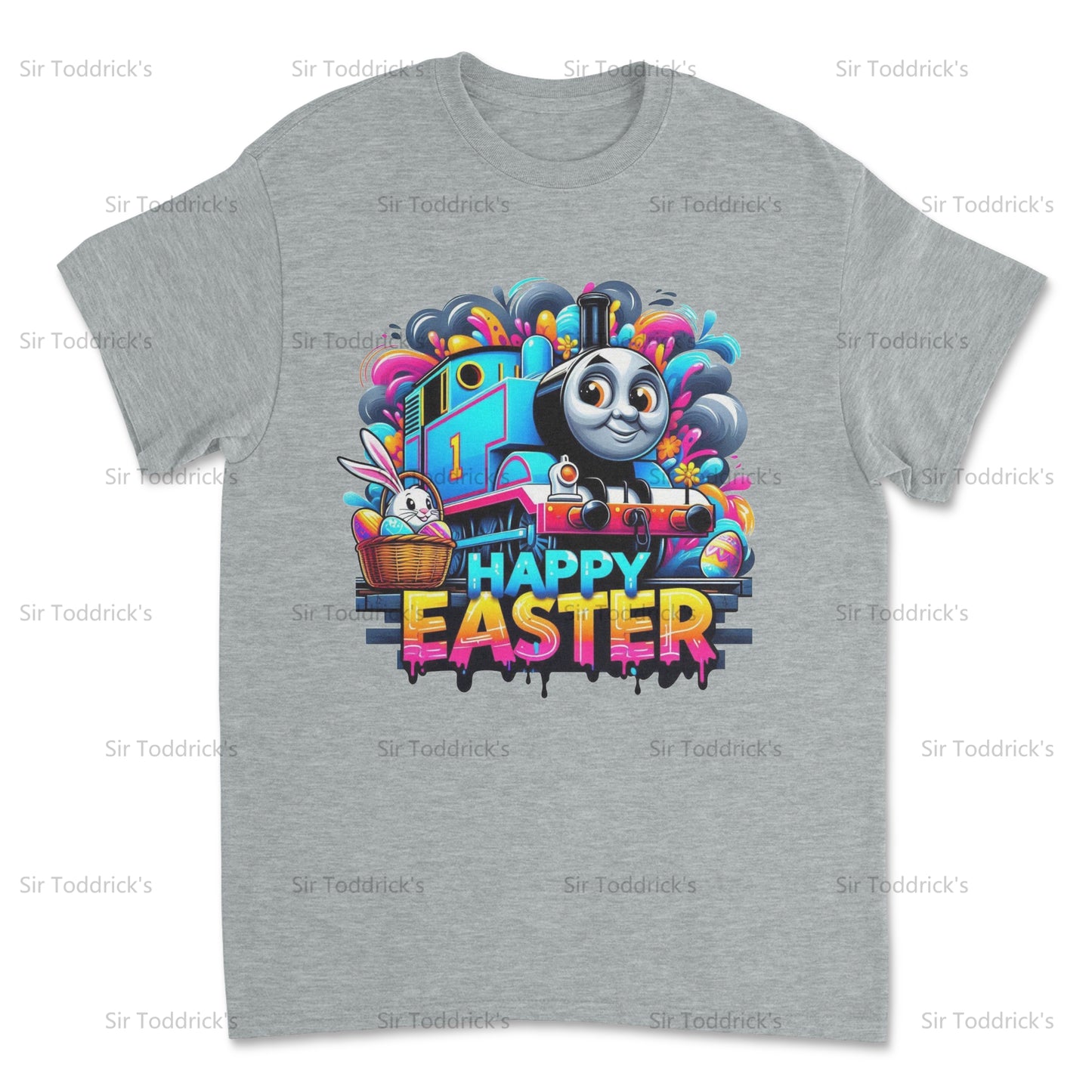 Choo-Choo! Happy Easter – Thomas the Train Inspired Shirt