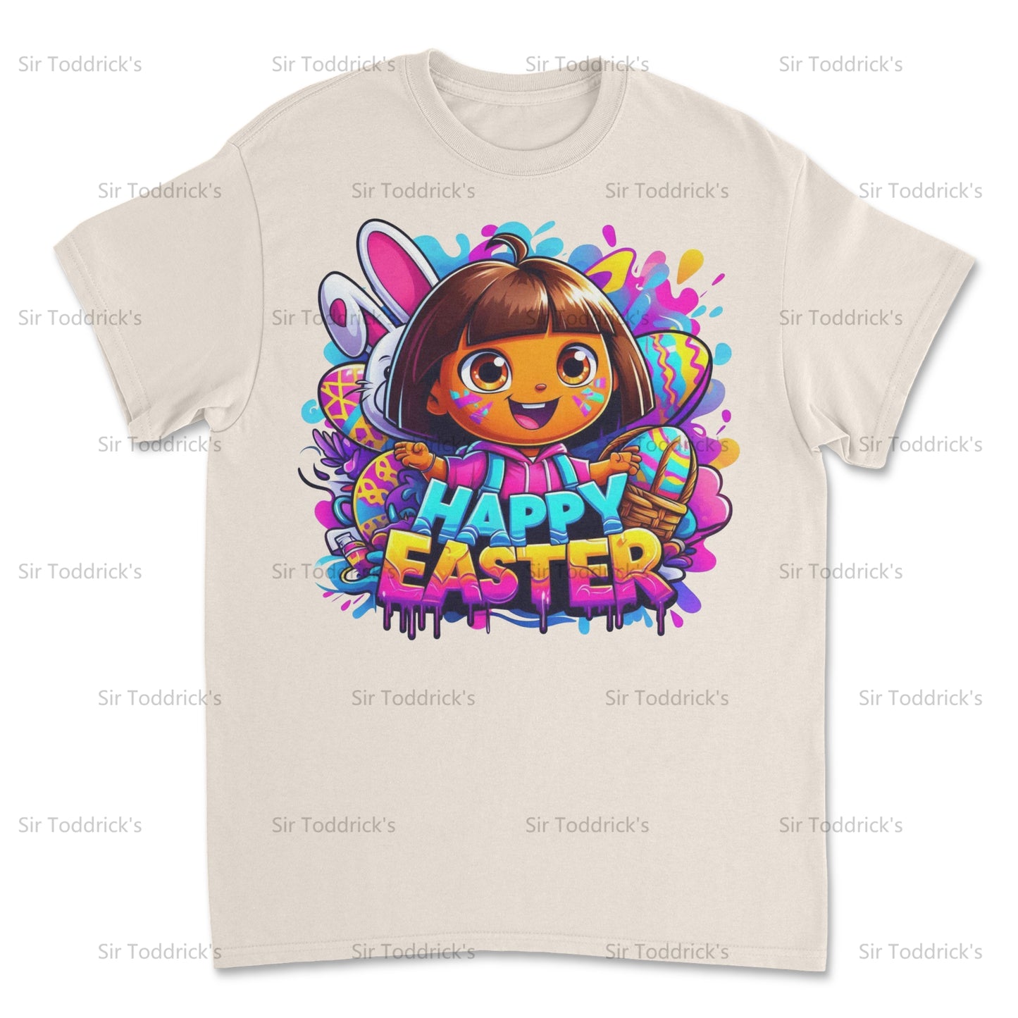 Egg-citing Adventure – Dora the Explorer Inspired Easter Shirt