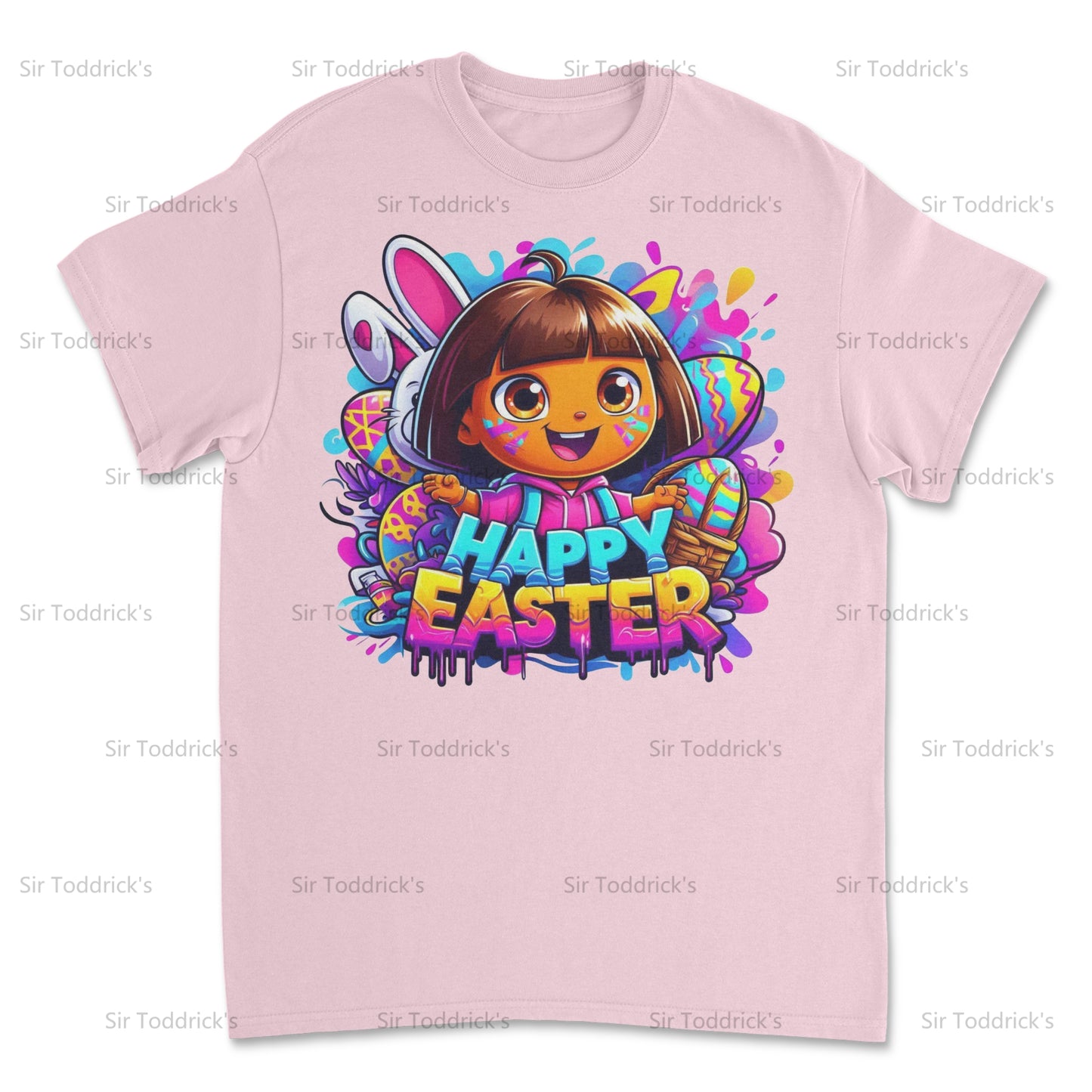 Egg-citing Adventure – Dora the Explorer Inspired Easter Shirt