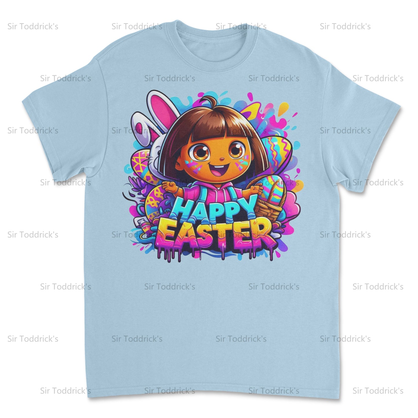 Egg-citing Adventure – Dora the Explorer Inspired Easter Shirt