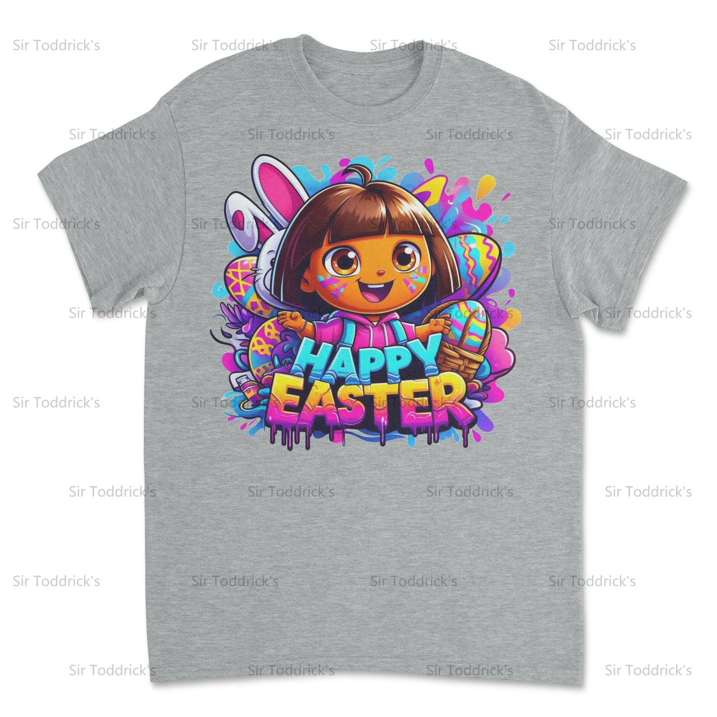 Egg-citing Adventure – Dora the Explorer Inspired Easter Shirt