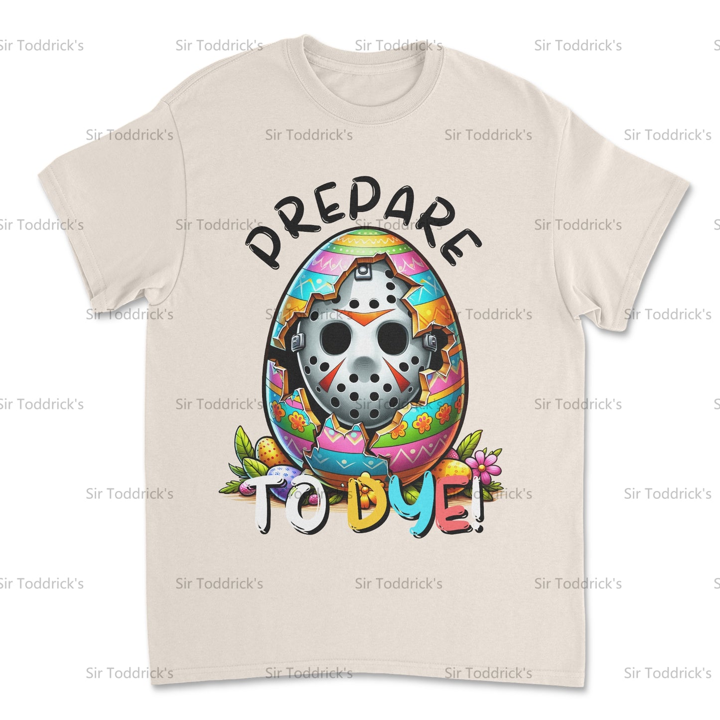 Prepare to Dye – Jason-Inspired Easter Tee