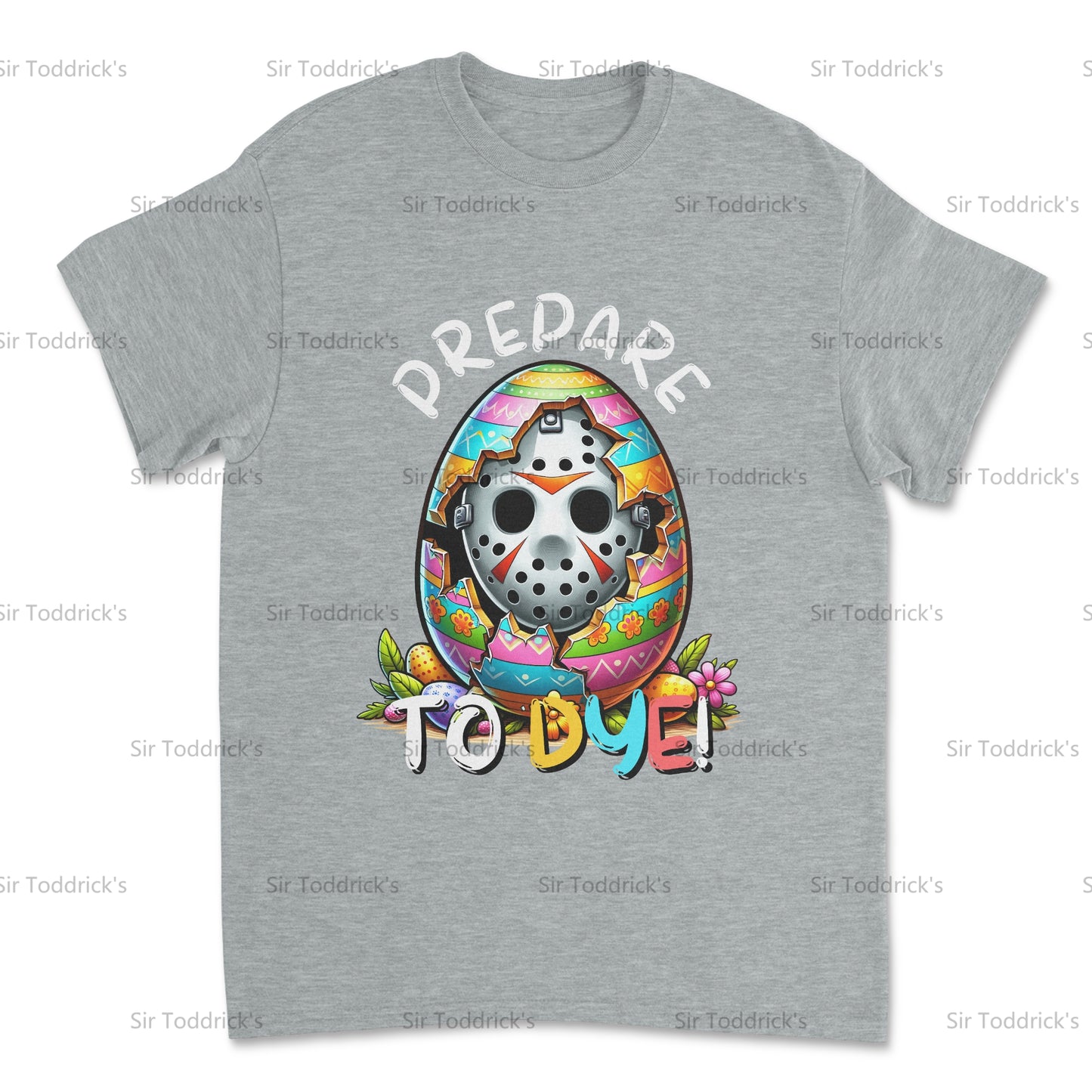 Prepare to Dye – Jason-Inspired Easter Tee