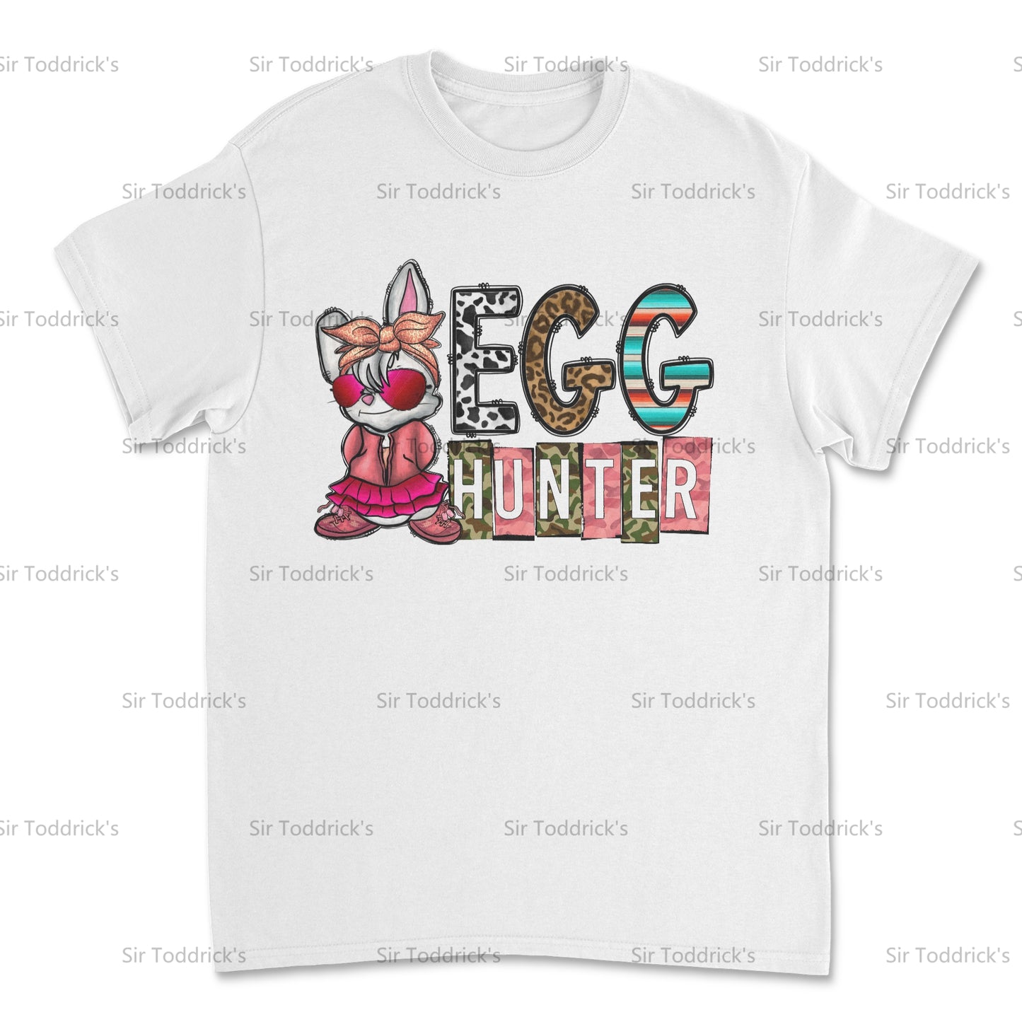 Egg Hunter – Easter Adventure Tee for Girls