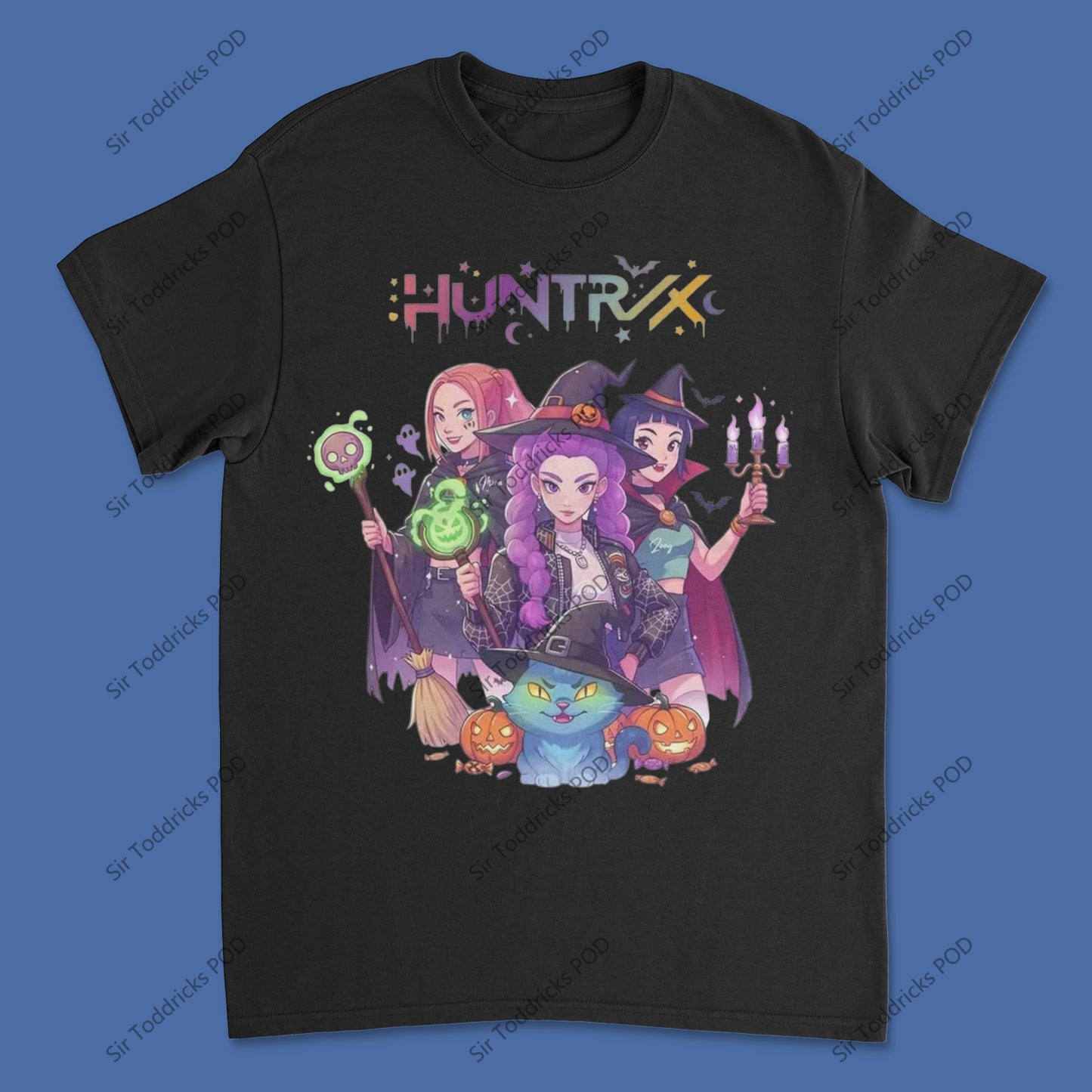 K-Pop Halloween Huntrix Witches Graphic Tee β Limited Edition Spooky K-Pop Fan Merch