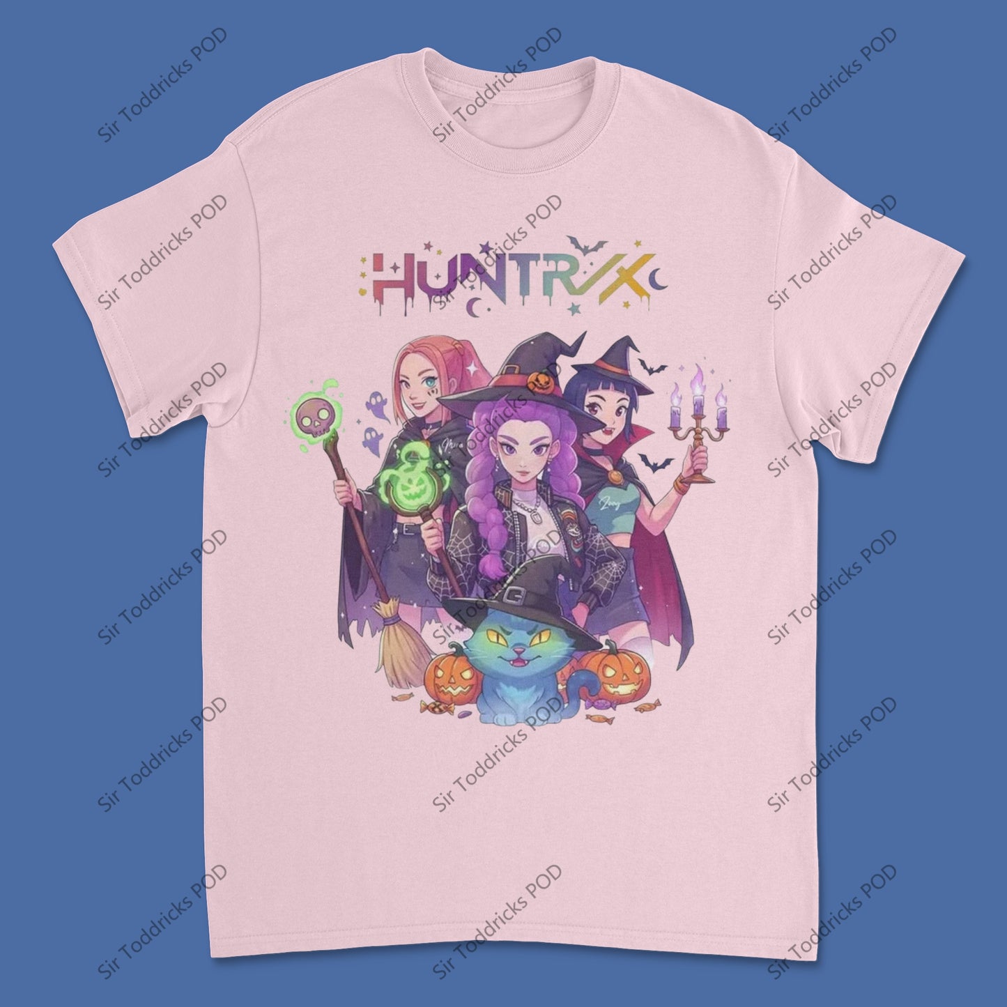 K-Pop Halloween Huntrix Witches Graphic Tee β Limited Edition Spooky K-Pop Fan Merch
