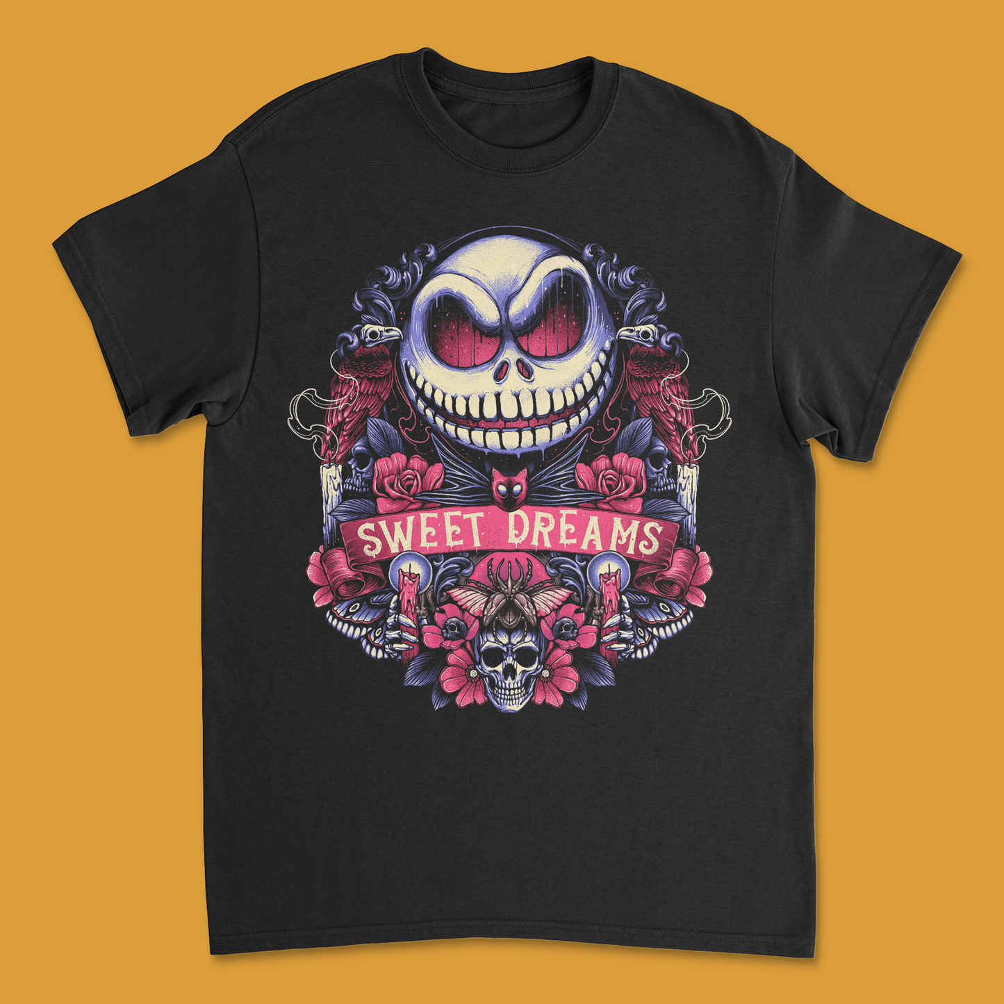 Jack Skellington "Sweet Dreams" T-Shirt | Nightmare Before Christmas-Inspired Tee