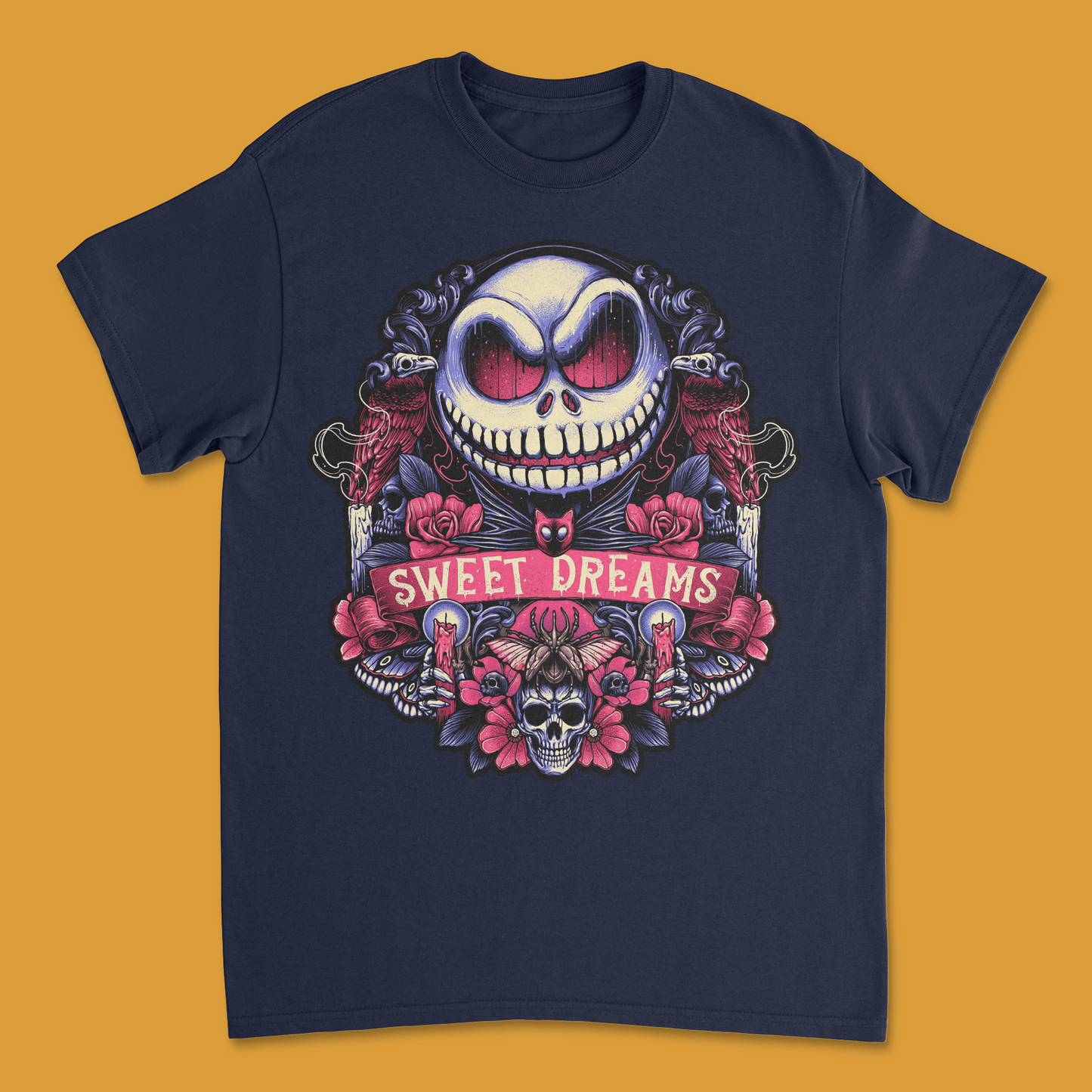 Jack Skellington "Sweet Dreams" T-Shirt | Nightmare Before Christmas-Inspired Tee