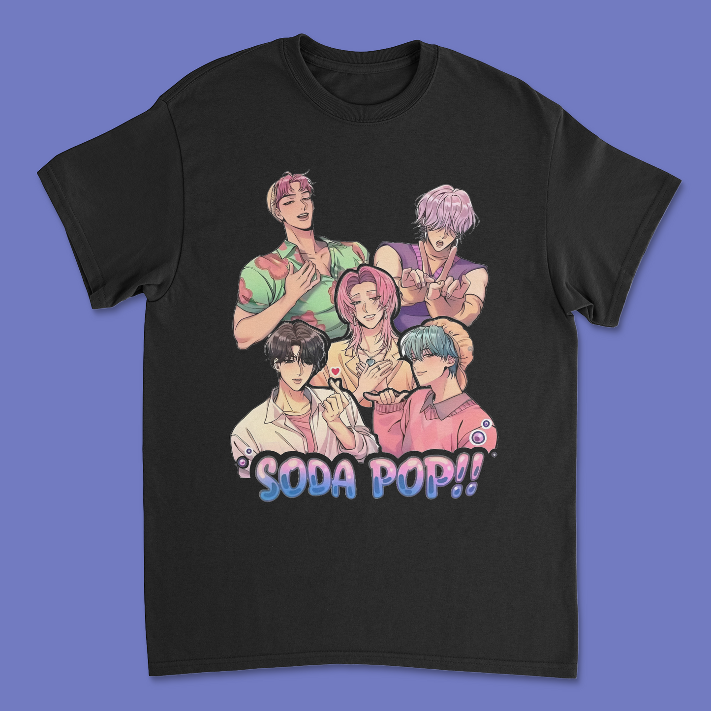 K-Pop Demon Hunters Soda Pop Boy Graphic Tee β Trendy K-Pop Fan Merch & Streetwear