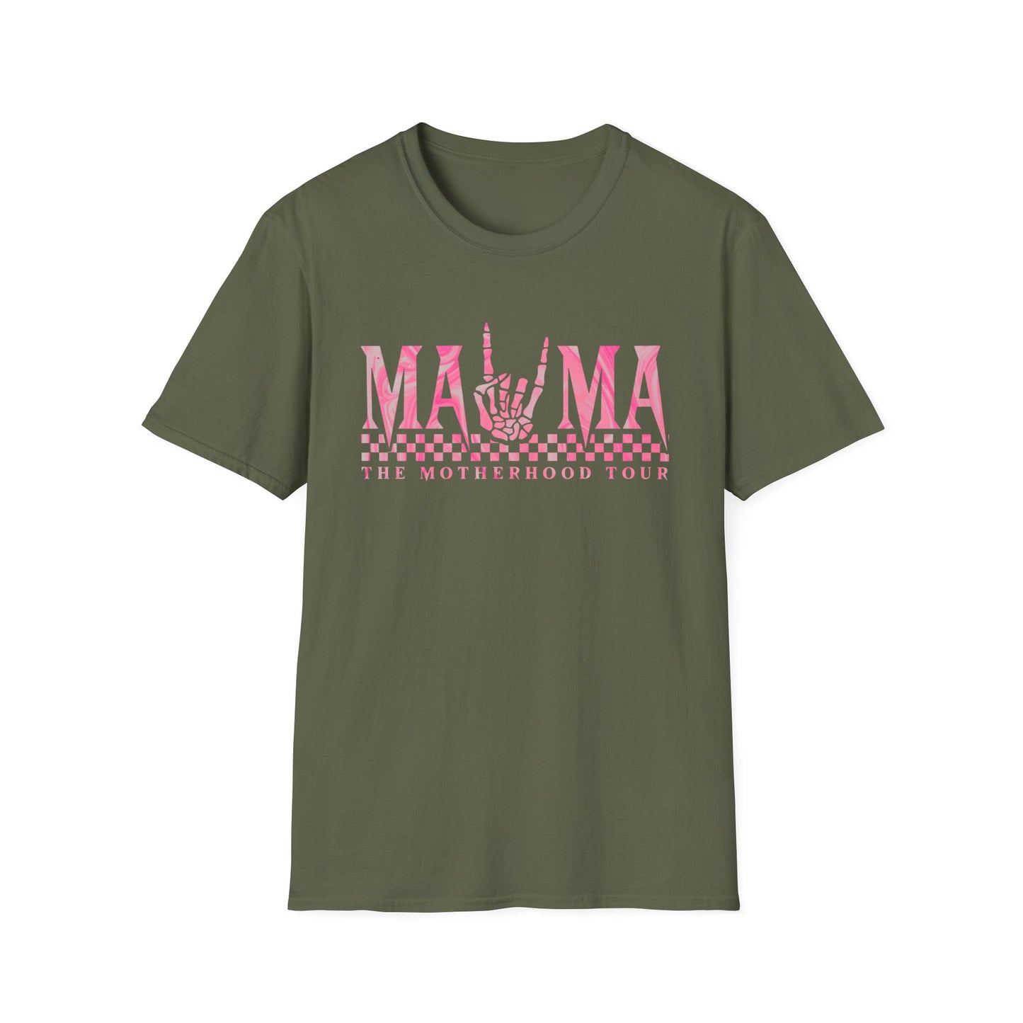 Mama Rock Tour T-Shirt — The Motherhood Tour Pink Graphic Tee