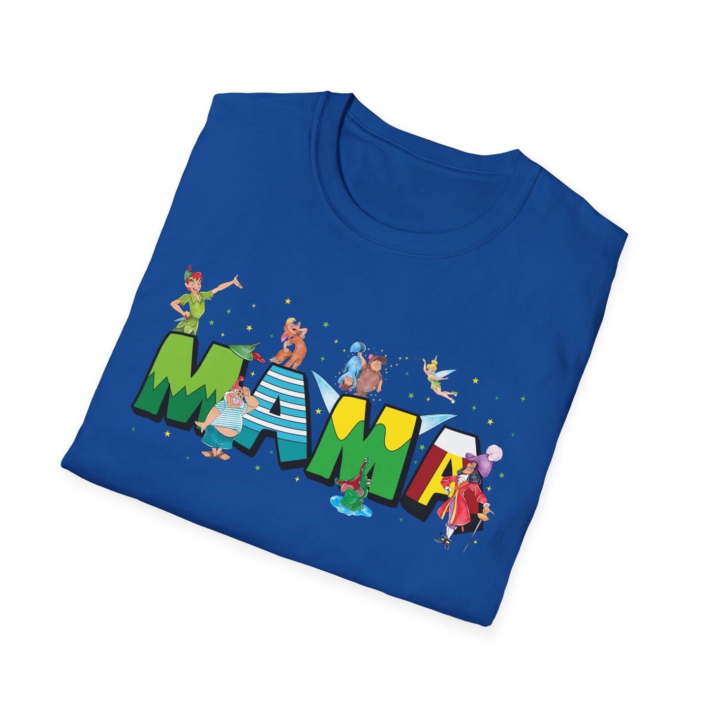 Mama Beach Vacation T-Shirt — Colorful Tropical 'MAMA' Letter Art for Moms