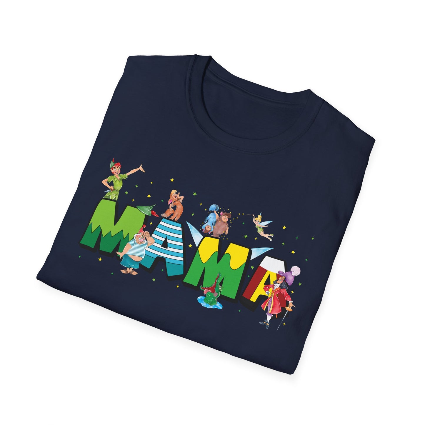 Mama Beach Vacation T-Shirt — Colorful Tropical 'MAMA' Letter Art for Moms