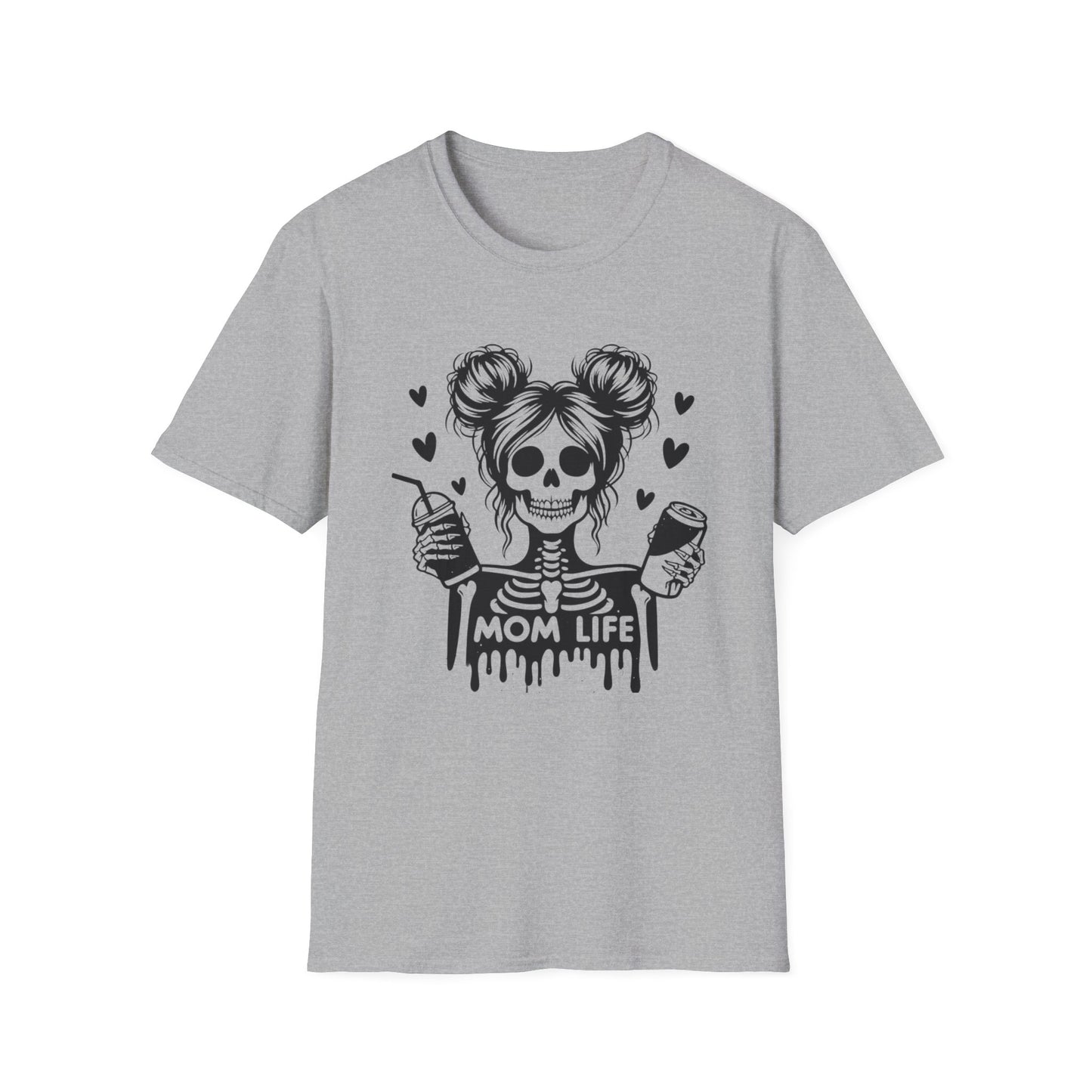 Mom Life Skull T-Shirt — Goth Mommy Graphic Tee