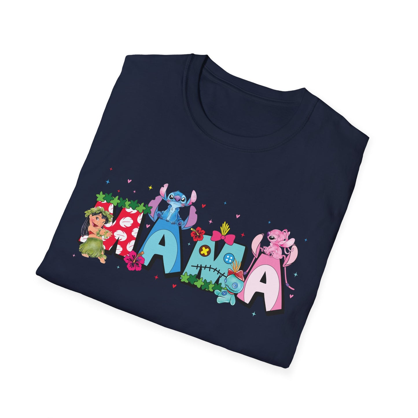 Ohana Mama Shirt – Tropical Cute Alien Graphic Tee | Island Mom Shirt | Family Vacation Outfit