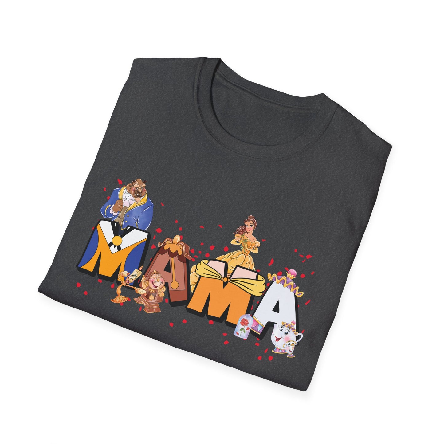 Mama Graphic T‑Shirt — Cute Floral Lettering Mother's Day Tee