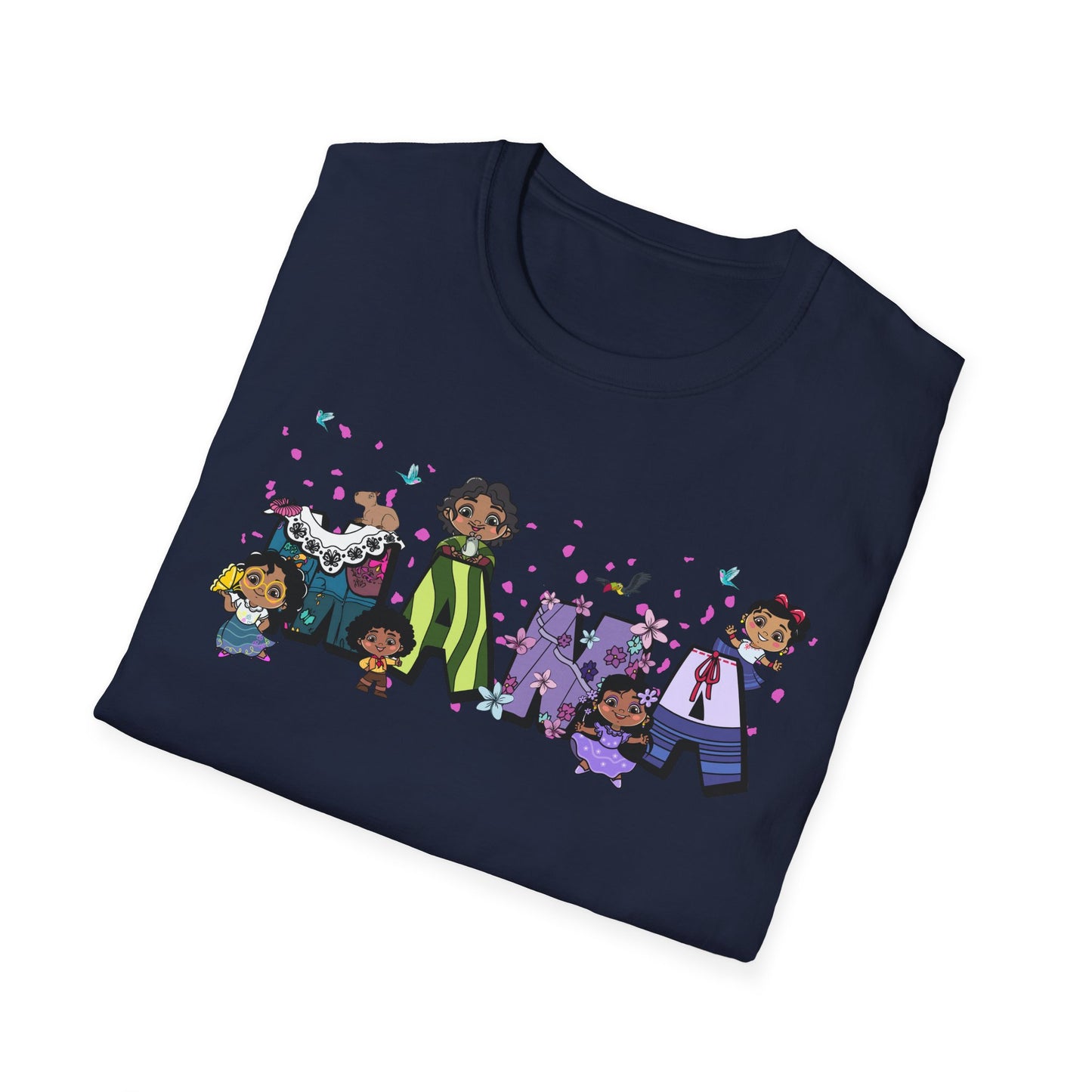 Mama Cartoon Graphic T-Shirt — Cute Family Mama Tee