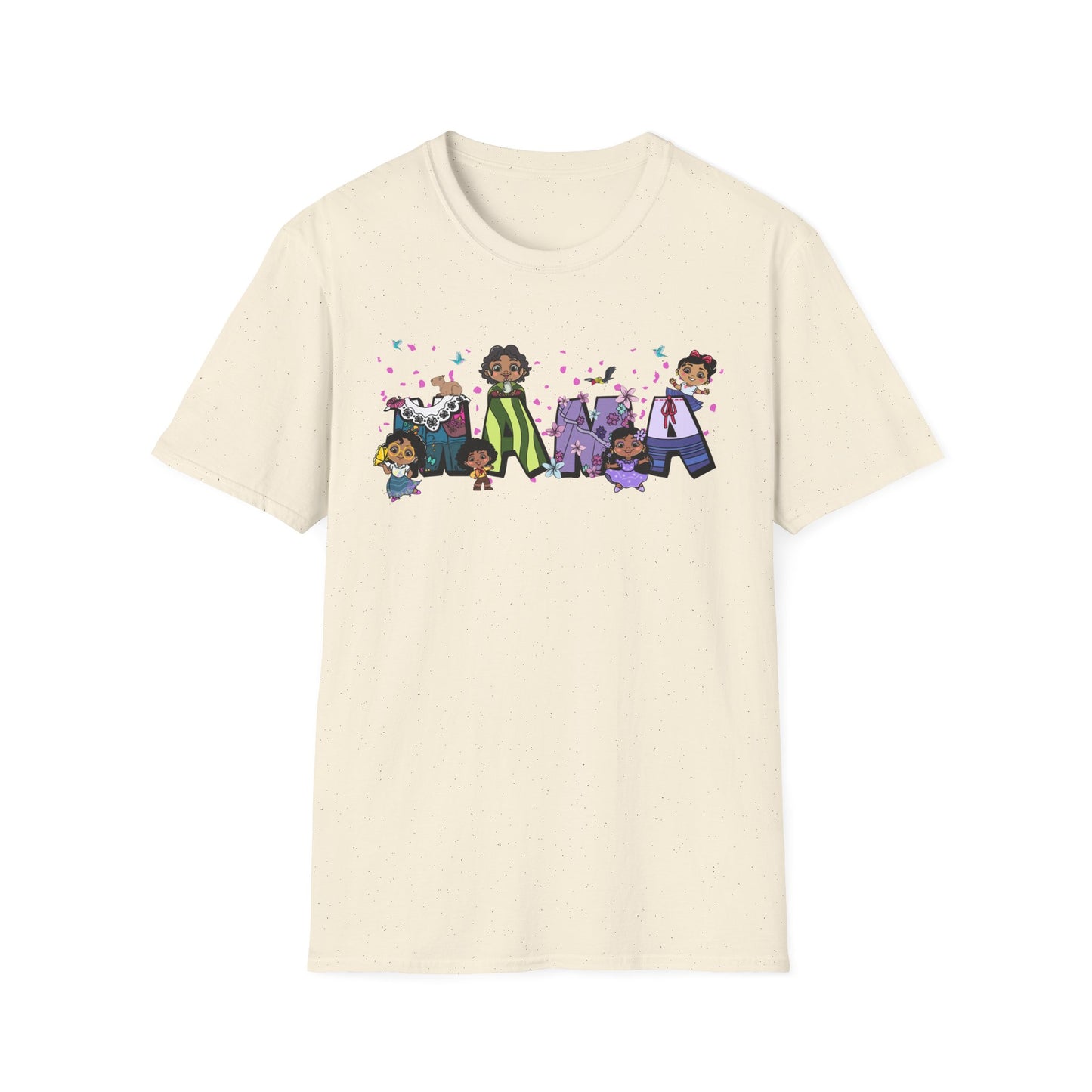 Mama Cartoon Graphic T-Shirt — Cute Family Mama Tee
