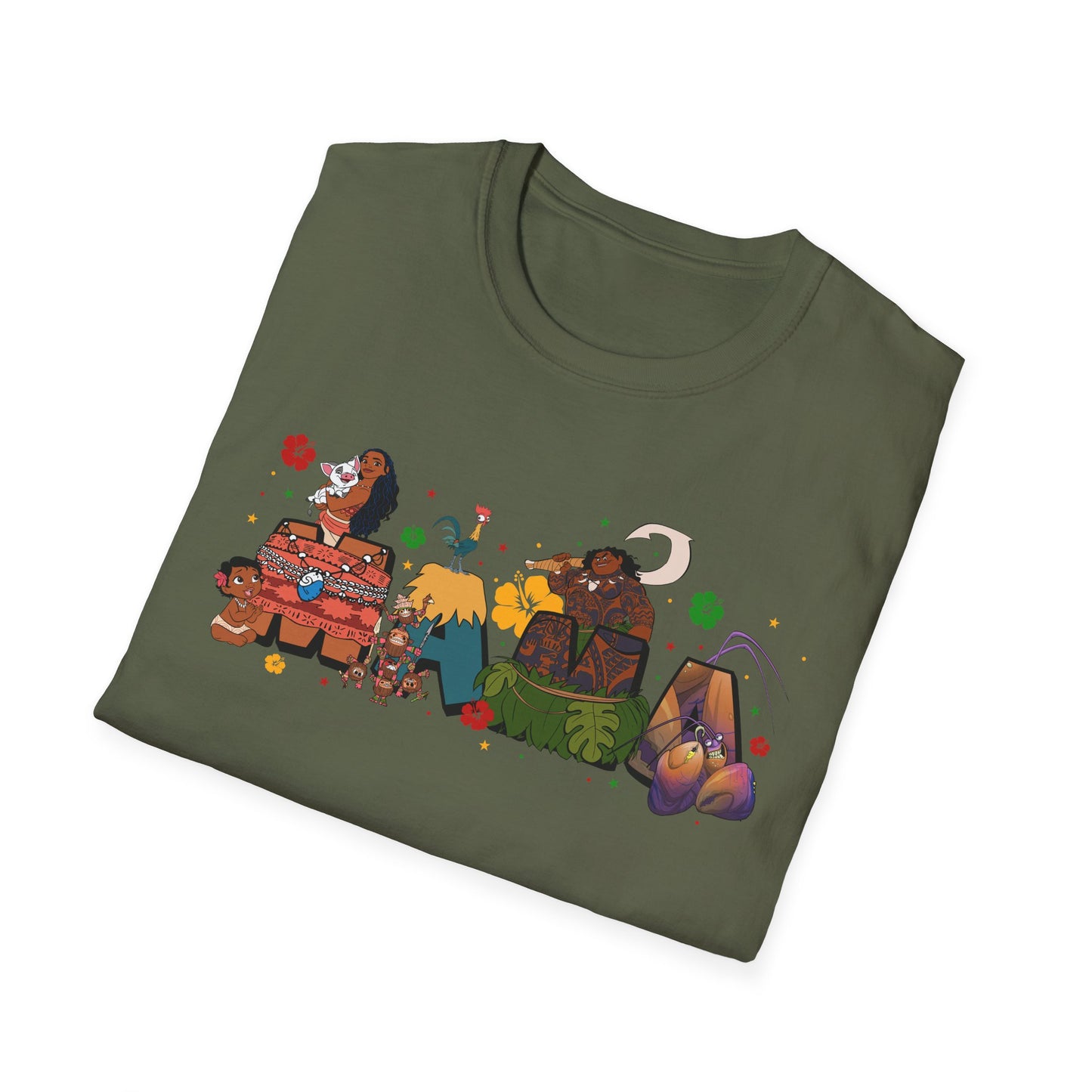 Ohana Mama Shirt – Tropical Hawaiian Mom Graphic Tee | Island Vacation Mama Shirt | Summer Beach Tee