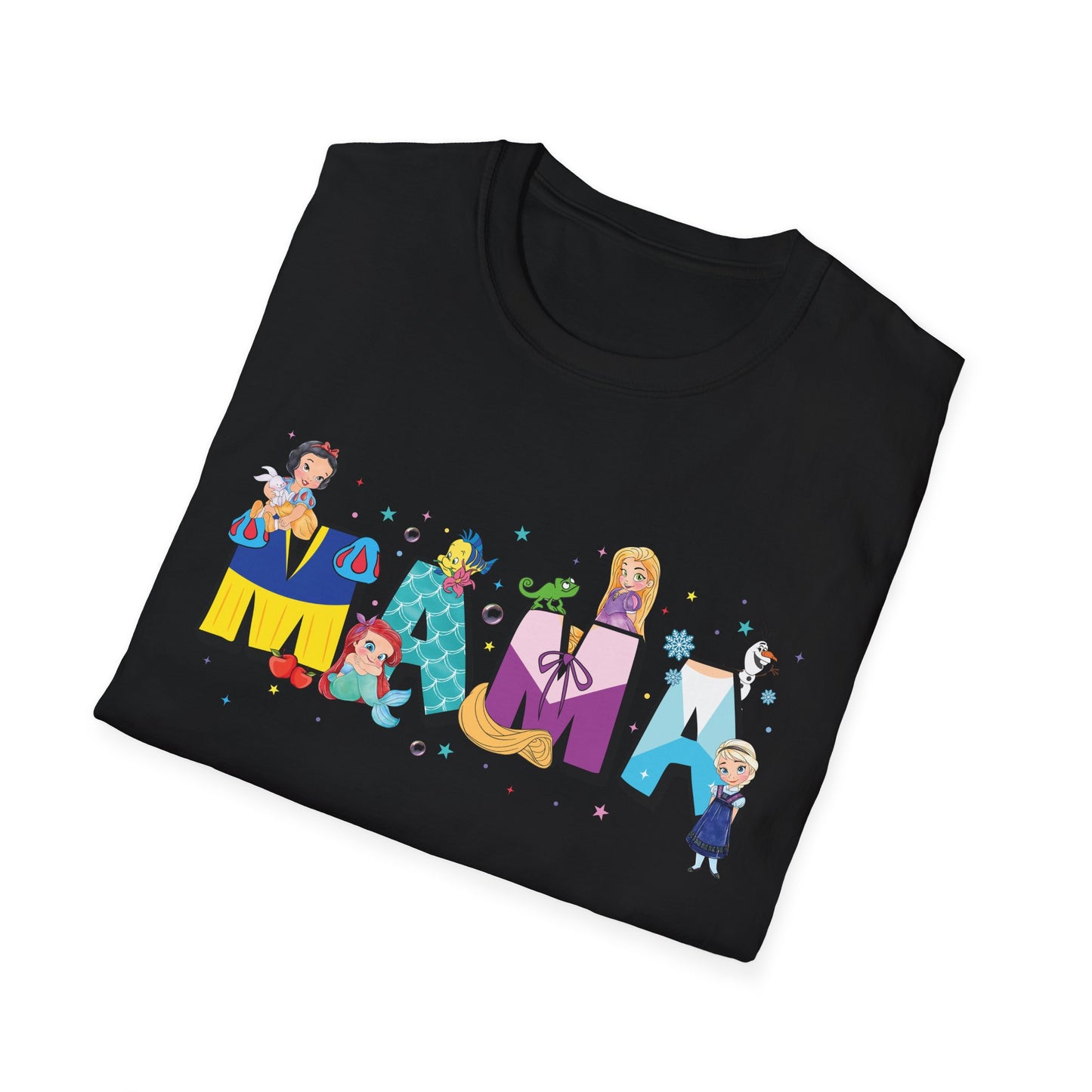 Whimsical Family Fun T-Shirt - Celebrate Mom with Colorful Letters