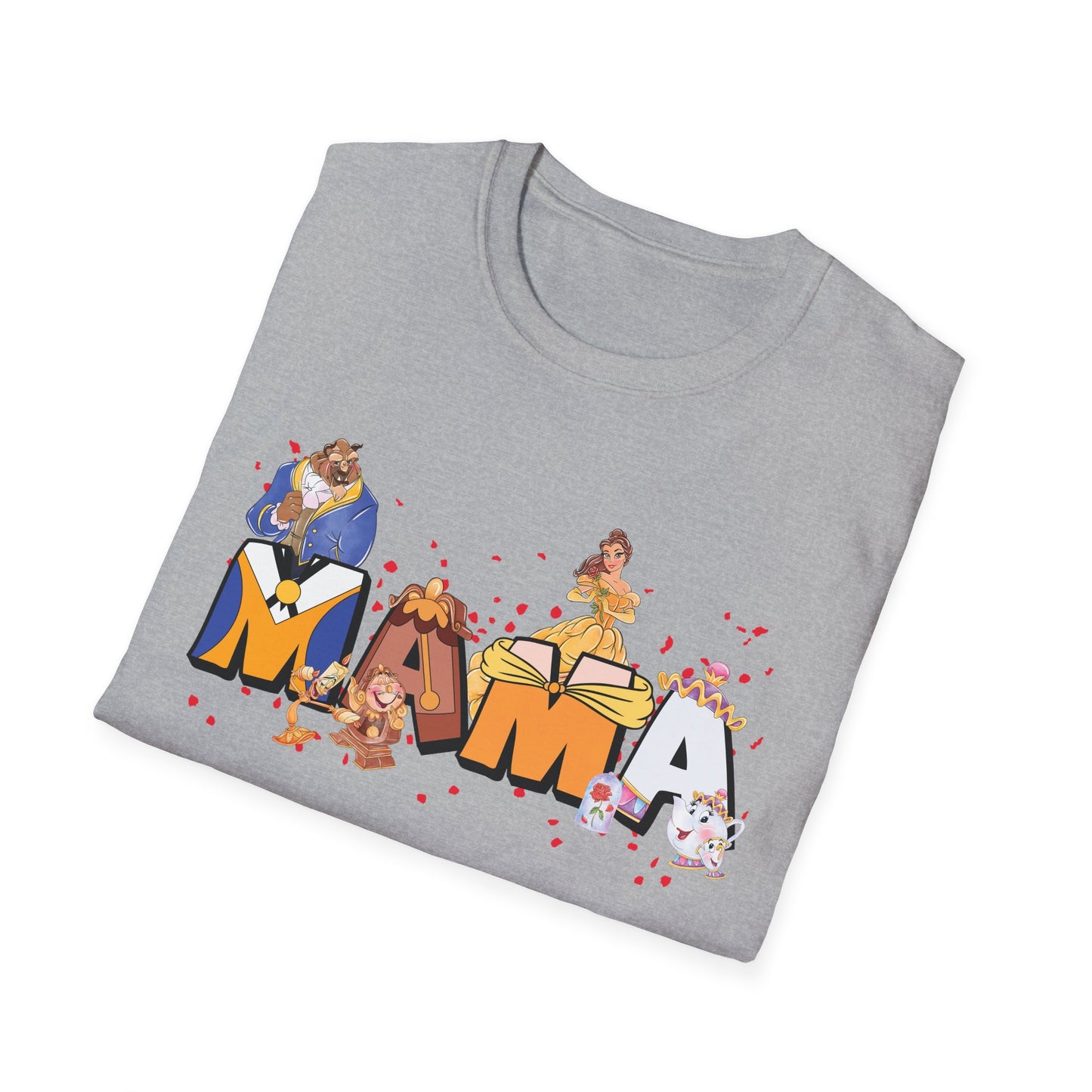 Mama Graphic T‑Shirt — Cute Floral Lettering Mother's Day Tee
