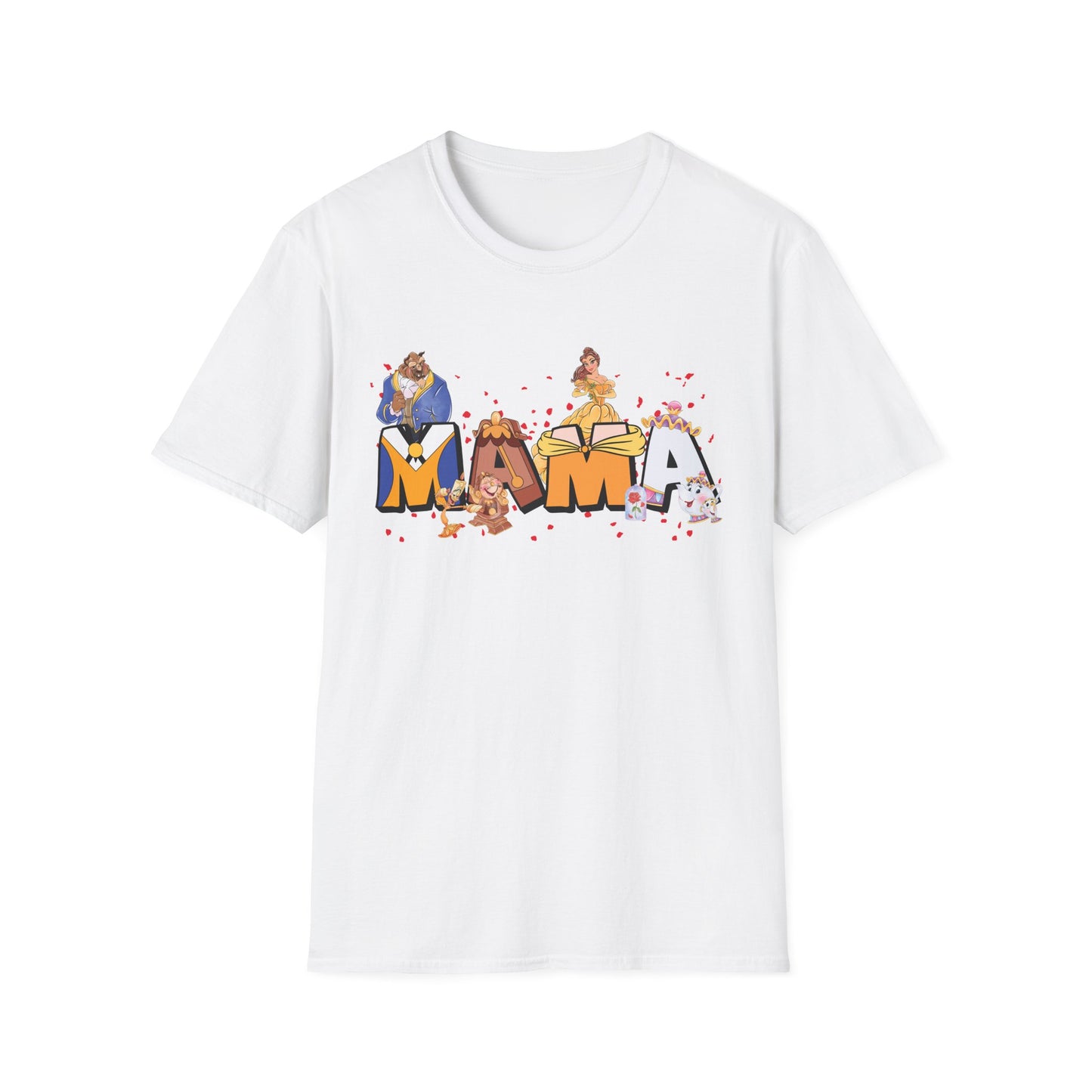 Mama Graphic T‑Shirt — Cute Floral Lettering Mother's Day Tee