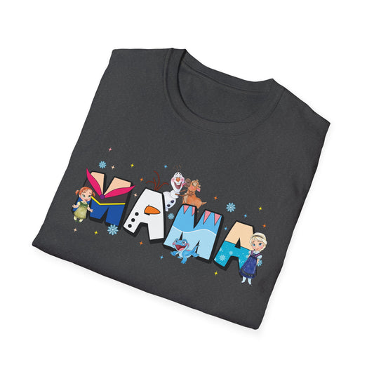 Mama Graphic T-Shirt — Colorful Playful Kids & Family Design