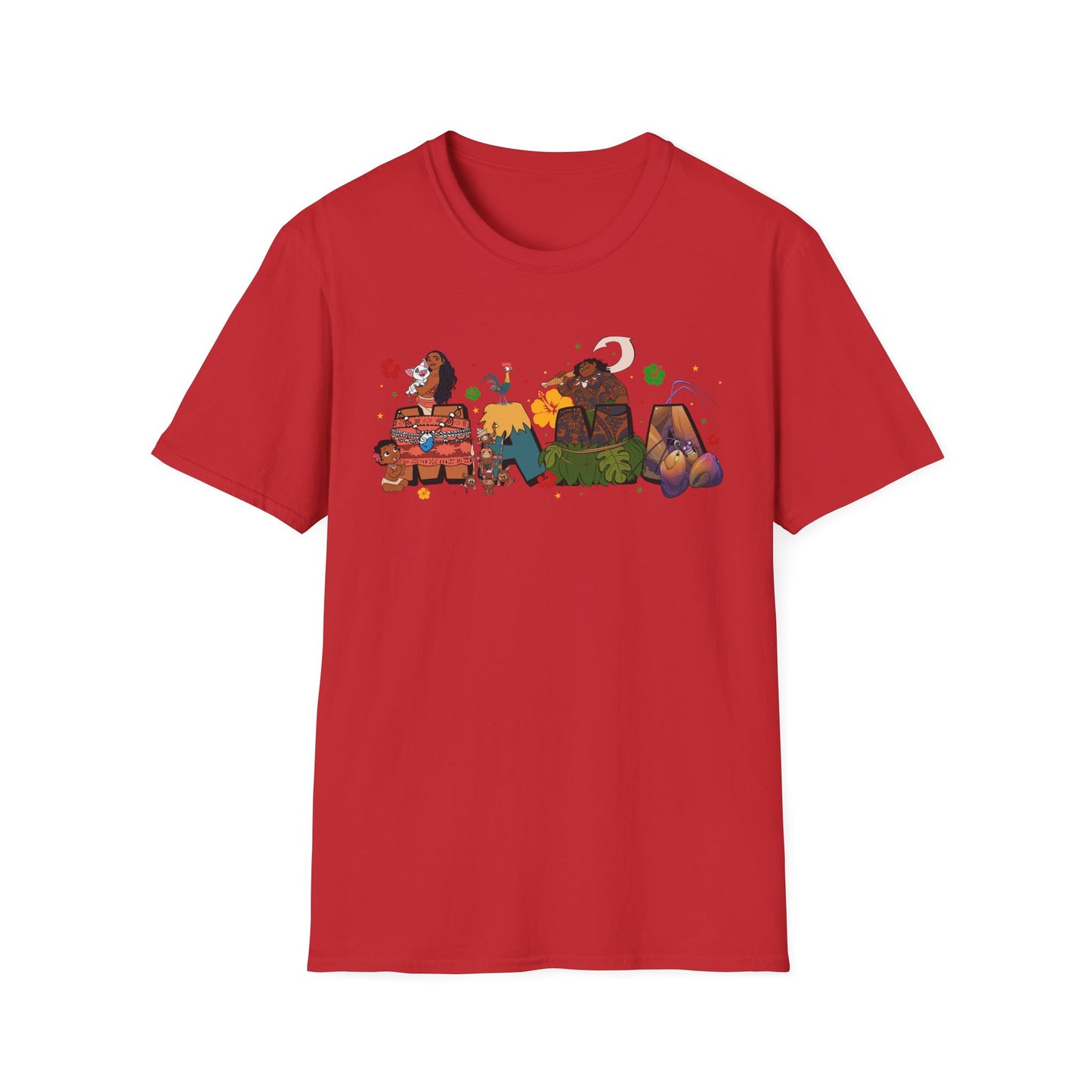 Ohana Mama Shirt – Tropical Hawaiian Mom Graphic Tee | Island Vacation Mama Shirt | Summer Beach Tee