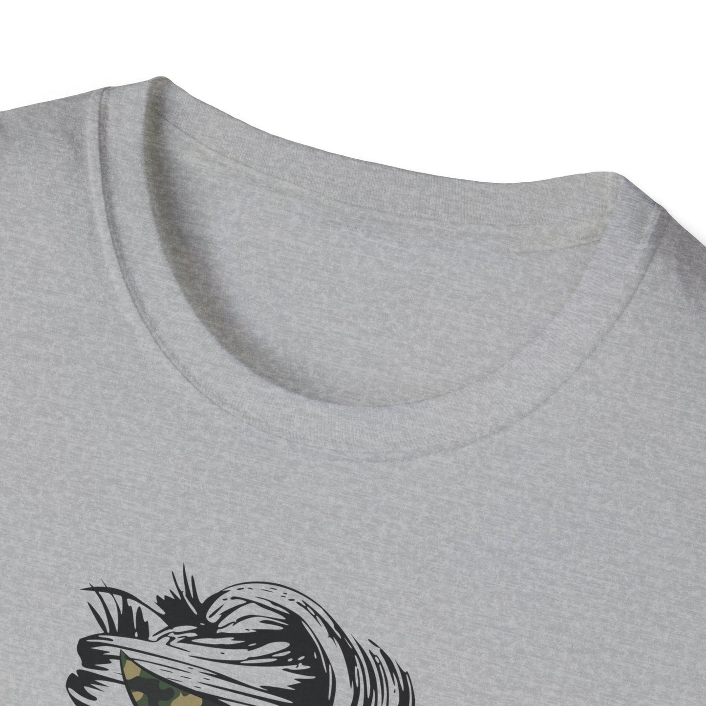Army Mom T-Shirt — Camo Sunglasses & Messy Bun Military Mom Tee