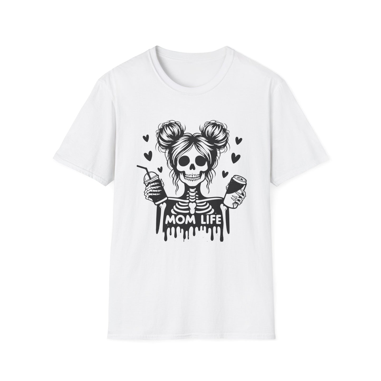 Mom Life Skull T-Shirt — Goth Mommy Graphic Tee