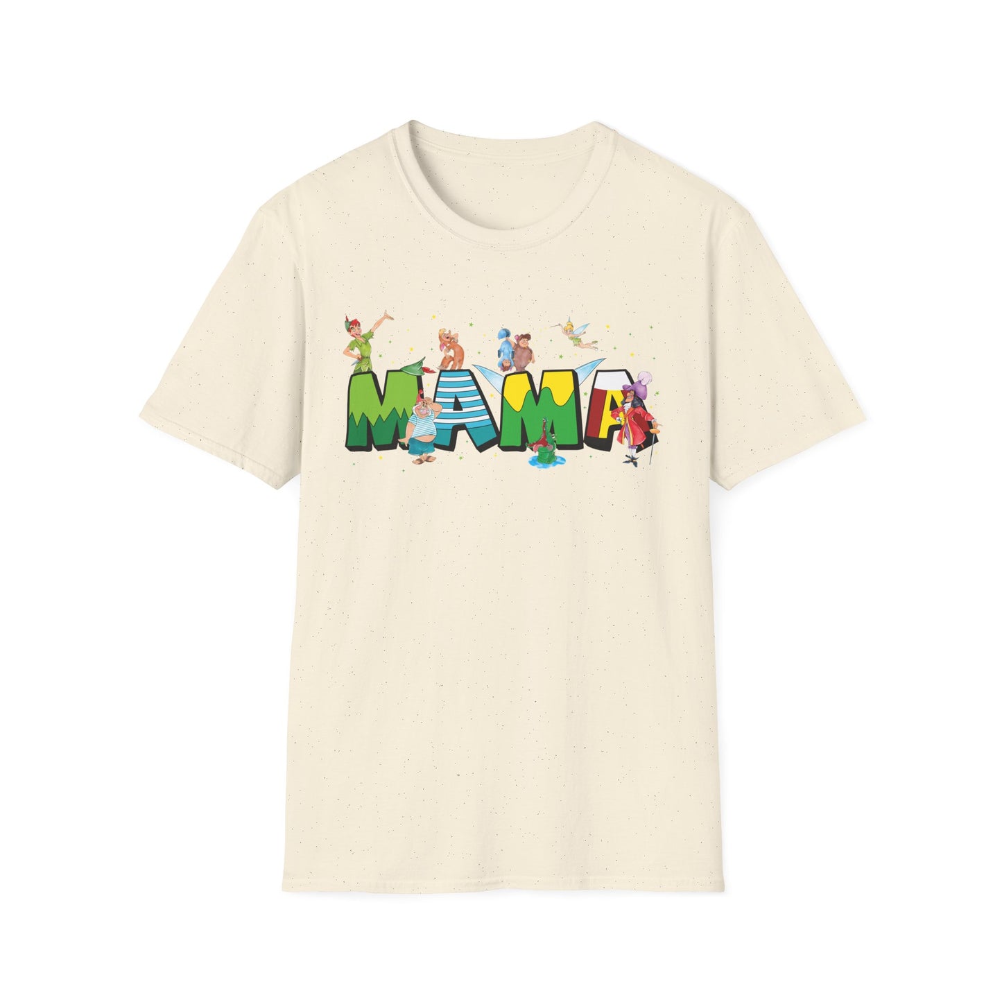 Mama Beach Vacation T-Shirt — Colorful Tropical 'MAMA' Letter Art for Moms