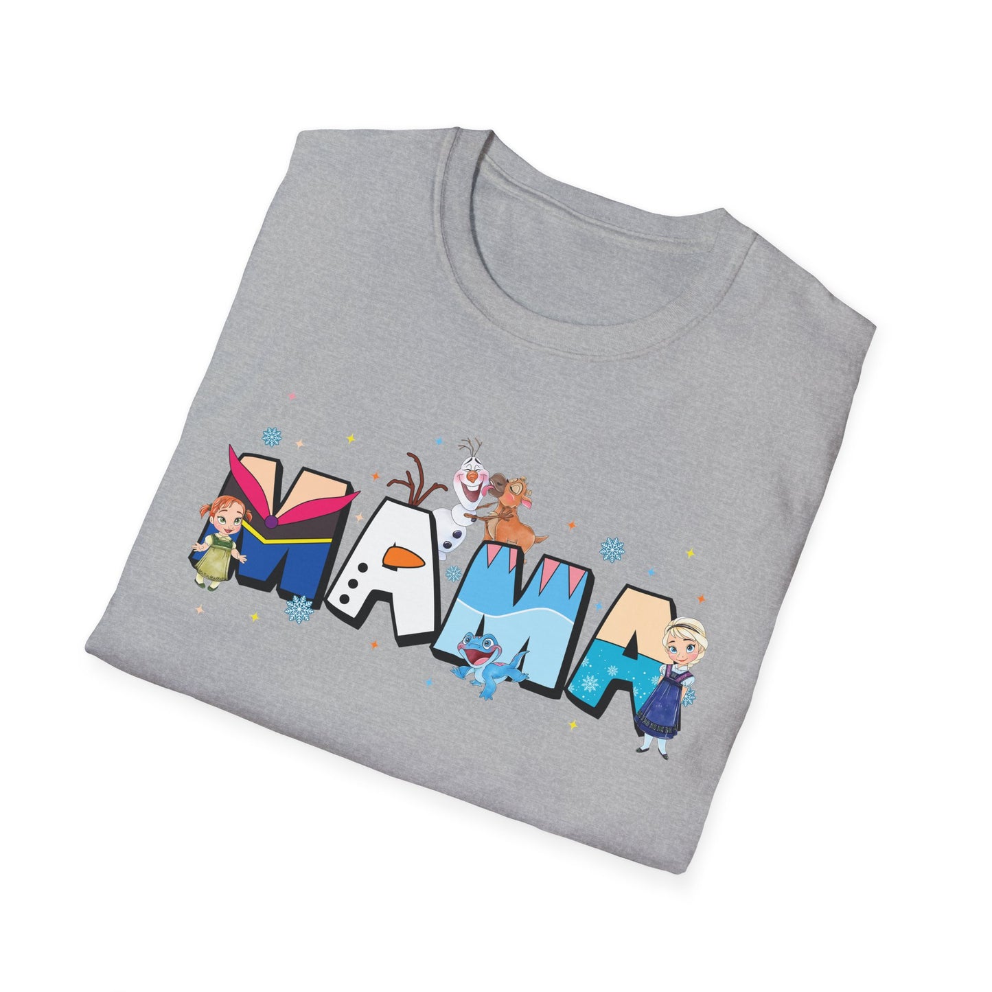 Mama Graphic T-Shirt — Colorful Playful Kids & Family Design