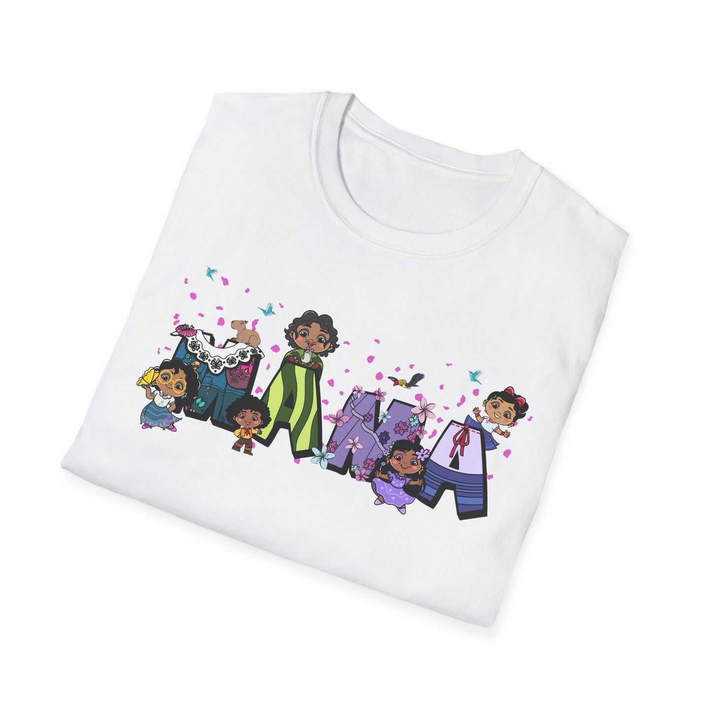 Mama Cartoon Graphic T-Shirt — Cute Family Mama Tee