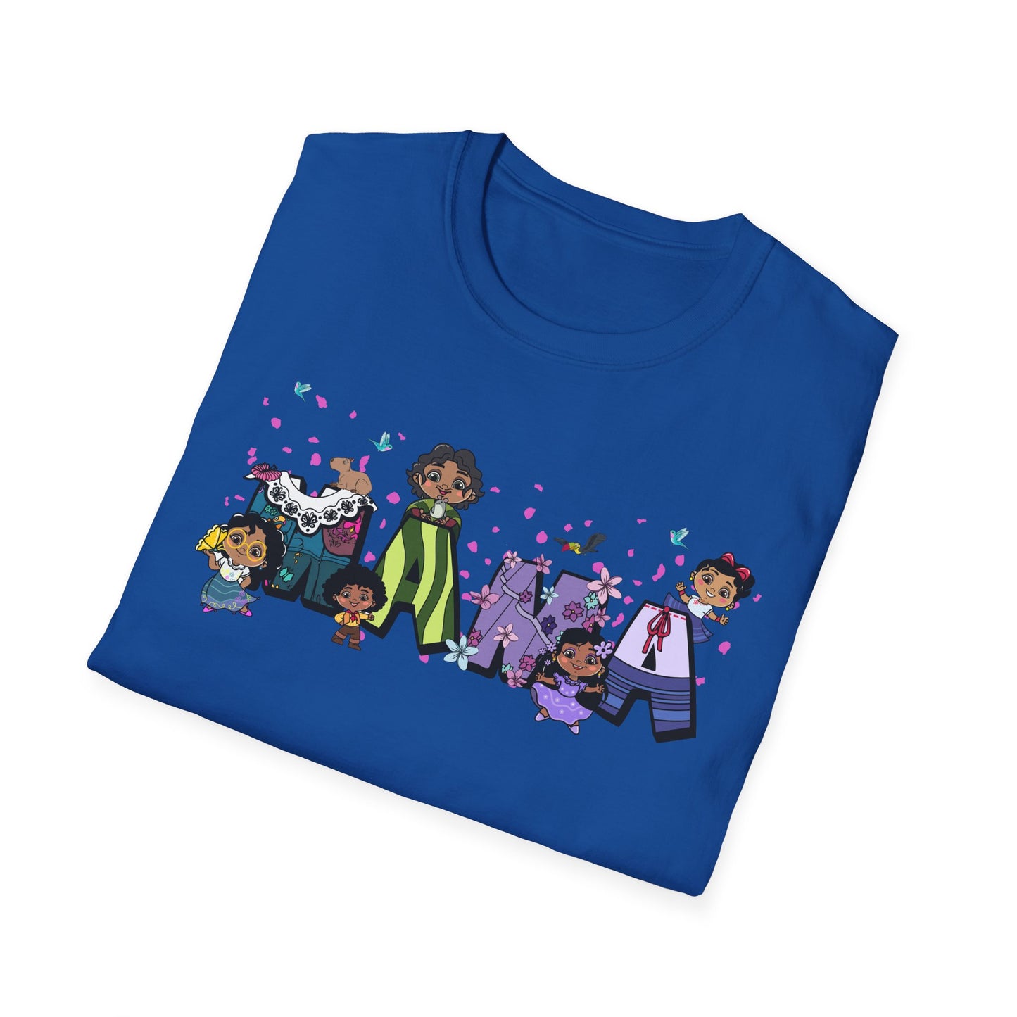 Mama Cartoon Graphic T-Shirt — Cute Family Mama Tee
