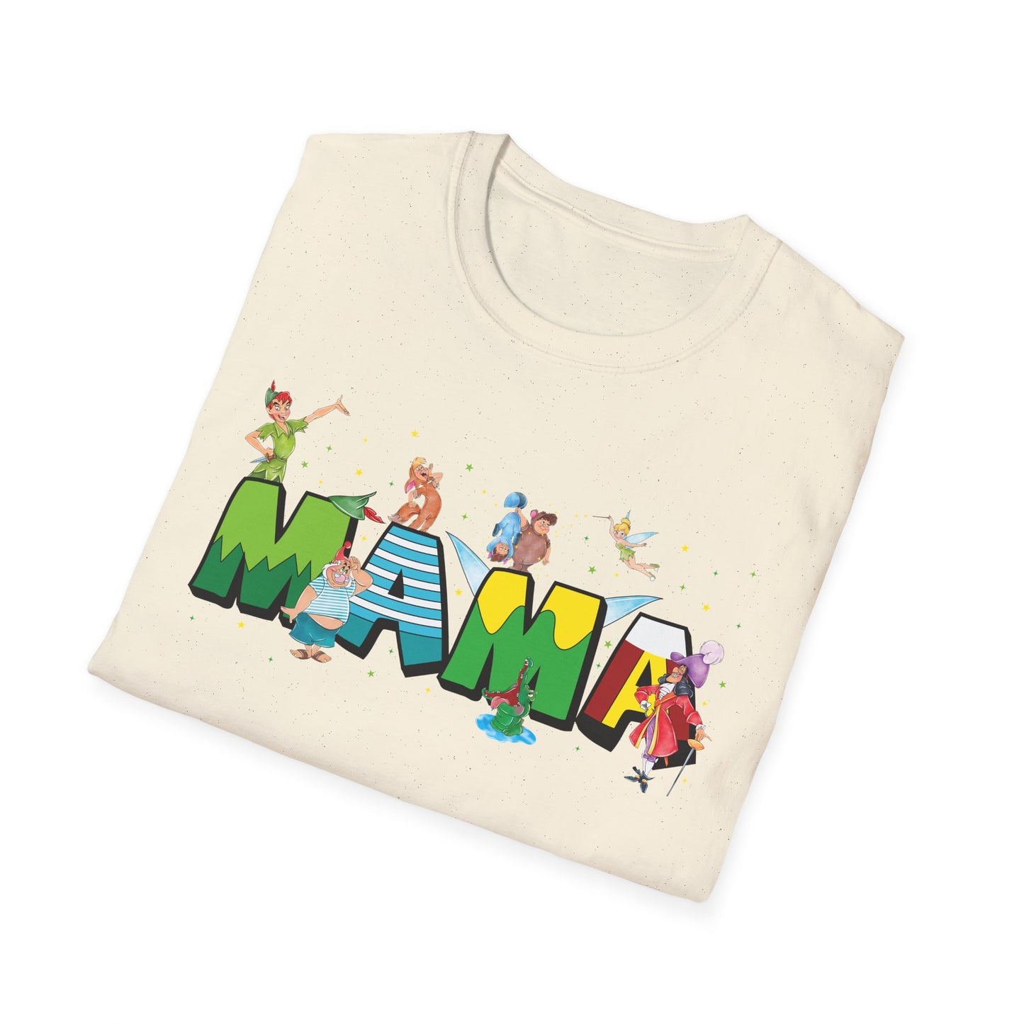 Mama Beach Vacation T-Shirt — Colorful Tropical 'MAMA' Letter Art for Moms