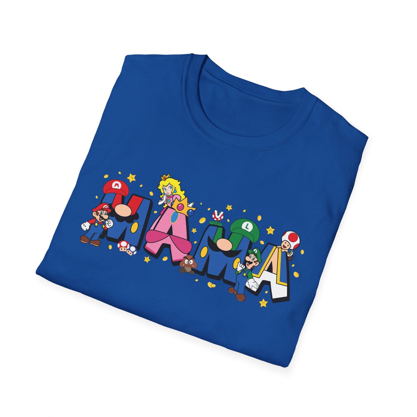 Mama Colorful Cartoon Lettering T-Shirt — Playful Mother's Day Gift