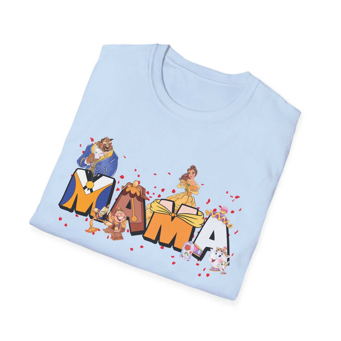 Mama Graphic T‑Shirt — Cute Floral Lettering Mother's Day Tee