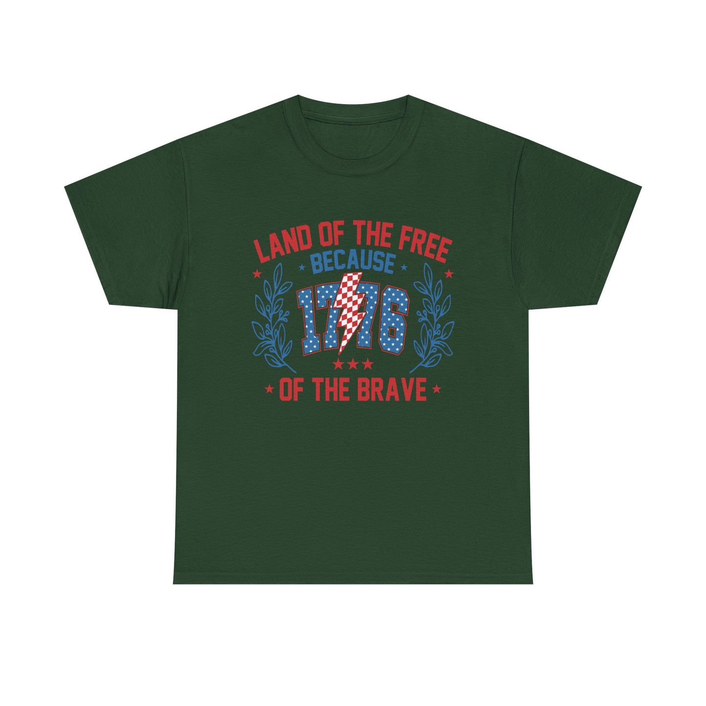 1776 'Land of the Free' Patriotic T-Shirt