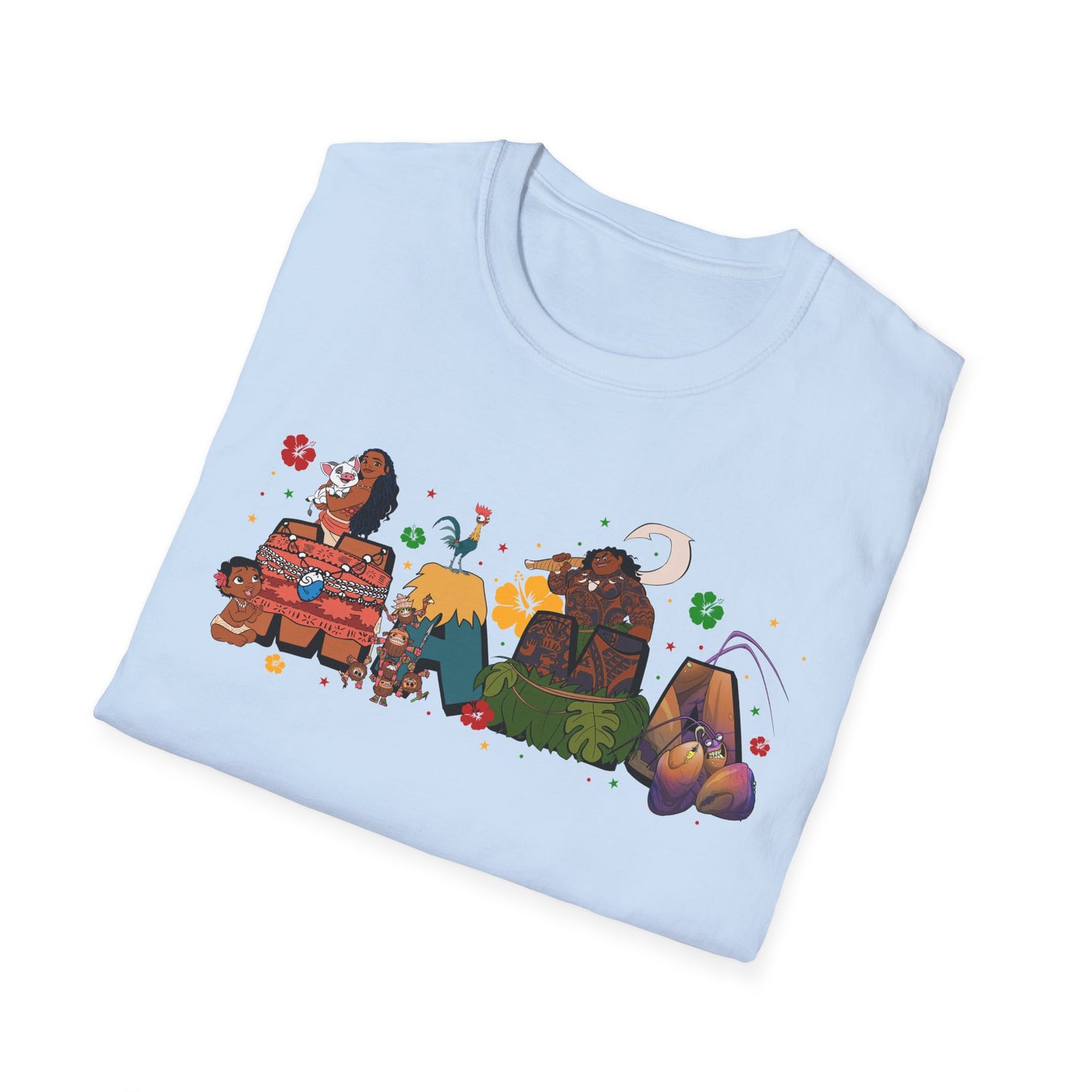 Ohana Mama Shirt – Tropical Hawaiian Mom Graphic Tee | Island Vacation Mama Shirt | Summer Beach Tee