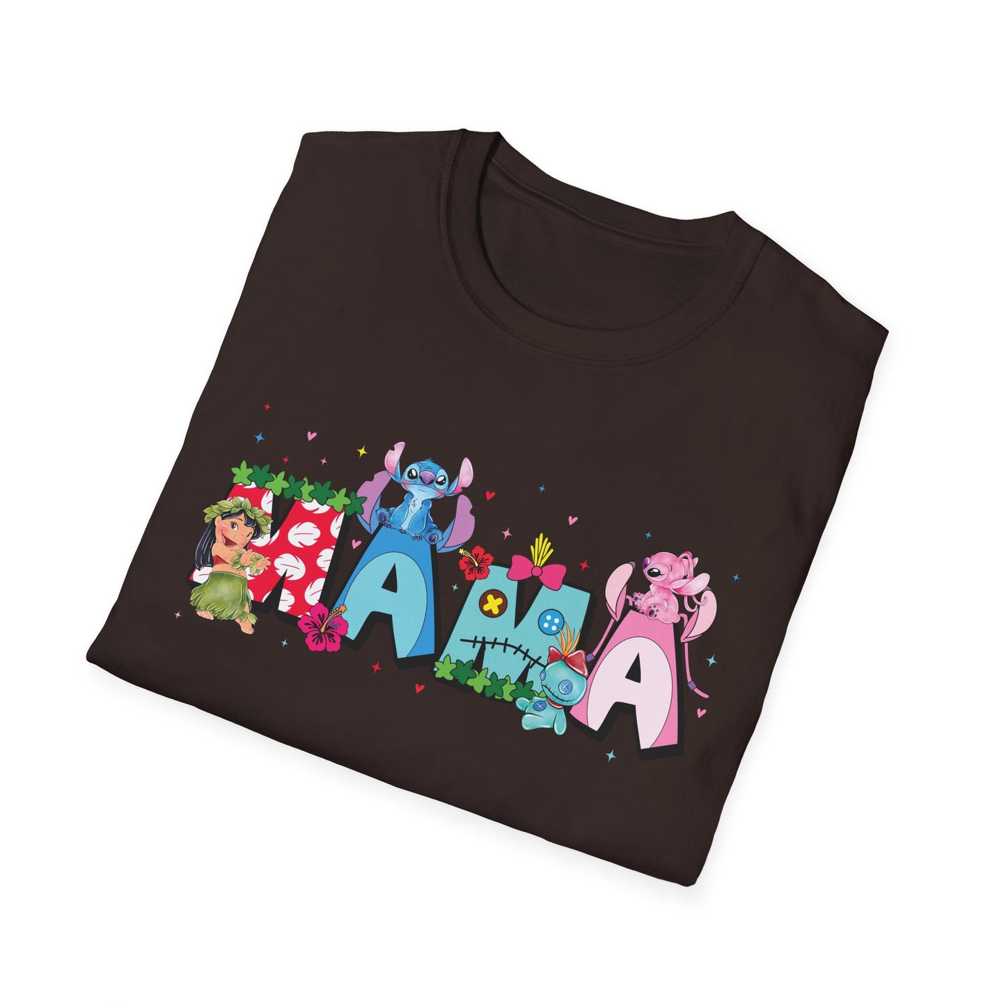 Ohana Mama Shirt – Tropical Cute Alien Graphic Tee | Island Mom Shirt | Family Vacation Outfit
