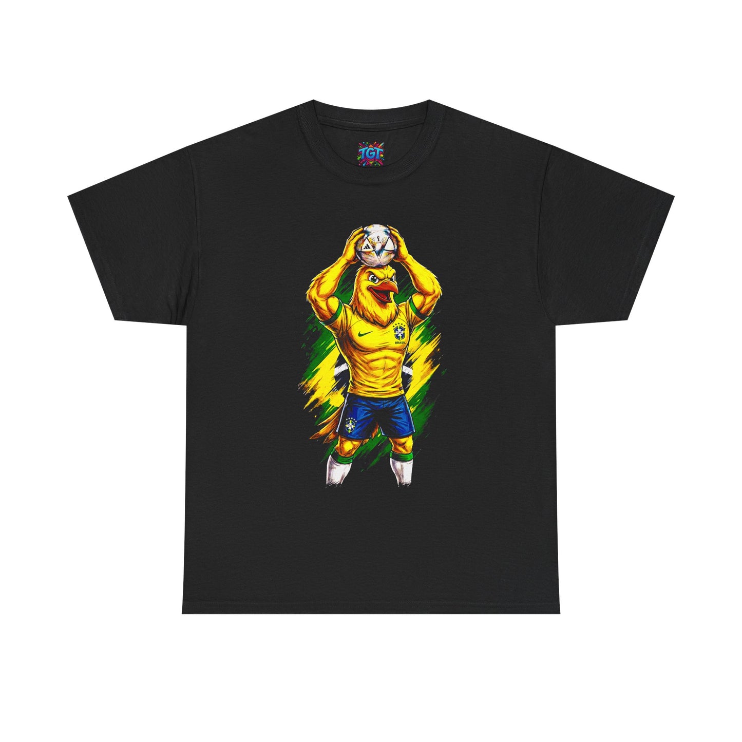Brazil Soccer Eagle Graphic T-Shirt | World Cup 2026 Fan Tee | DTF Printed | Bold Patriotic Football Design