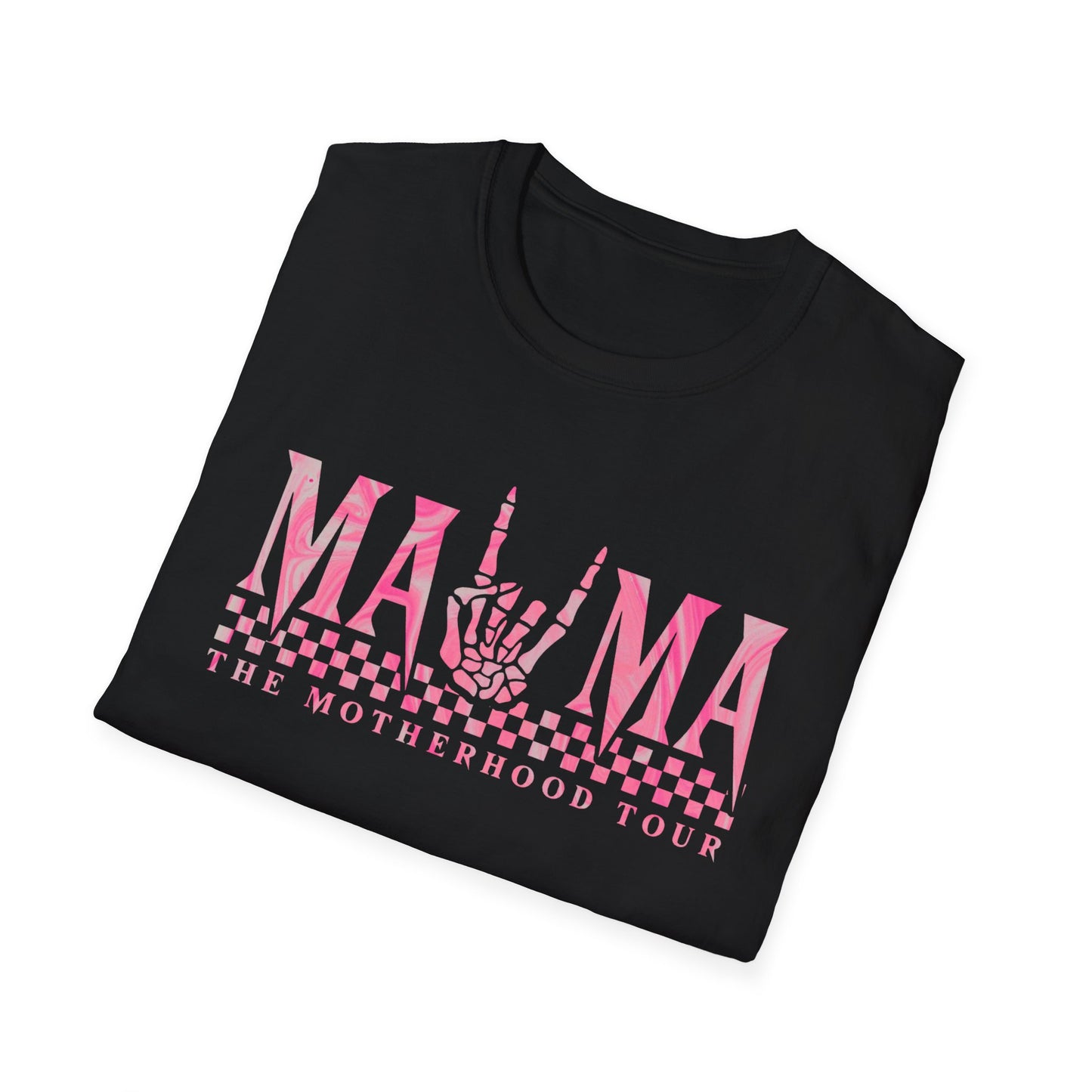 Mama Rock Tour T-Shirt — The Motherhood Tour Pink Graphic Tee