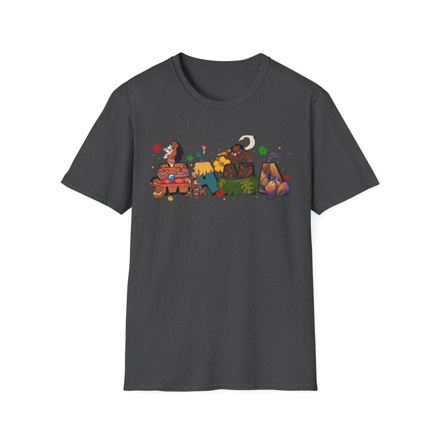 Ohana Mama Shirt – Tropical Hawaiian Mom Graphic Tee | Island Vacation Mama Shirt | Summer Beach Tee