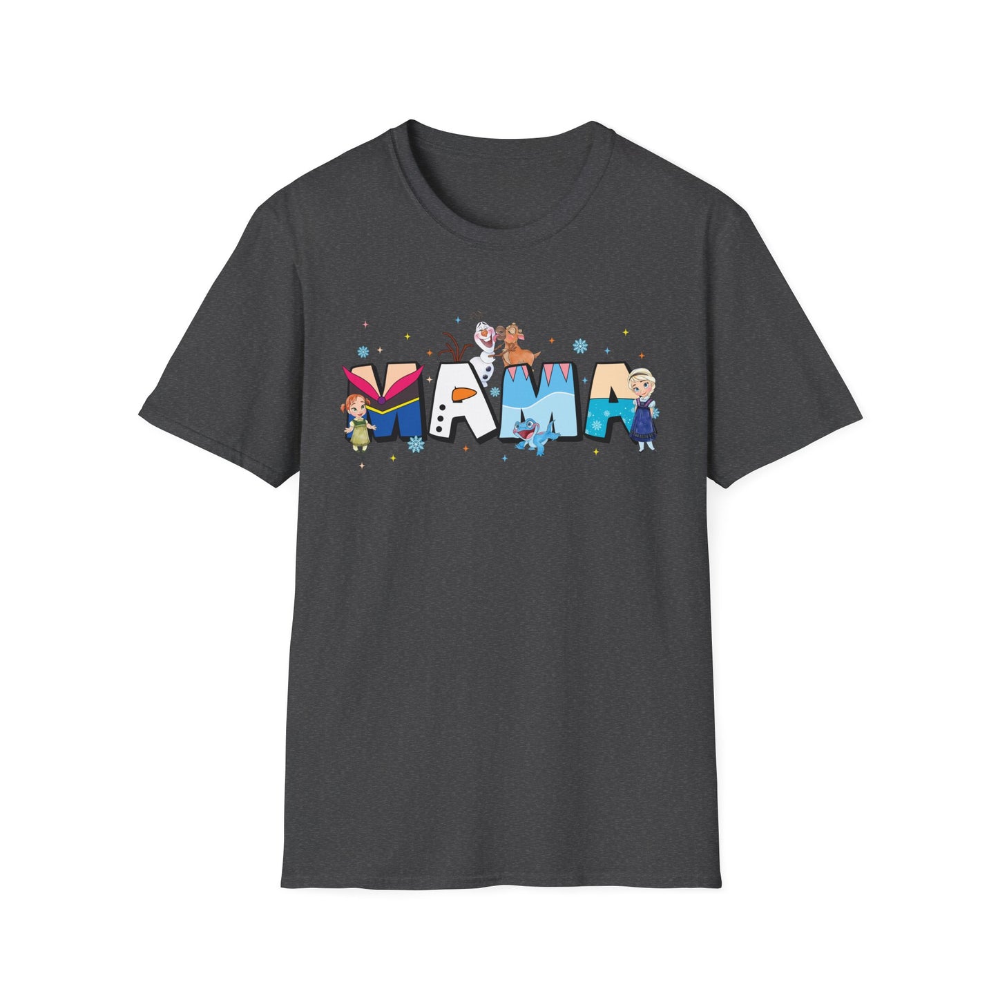 Mama Graphic T-Shirt — Colorful Playful Kids & Family Design